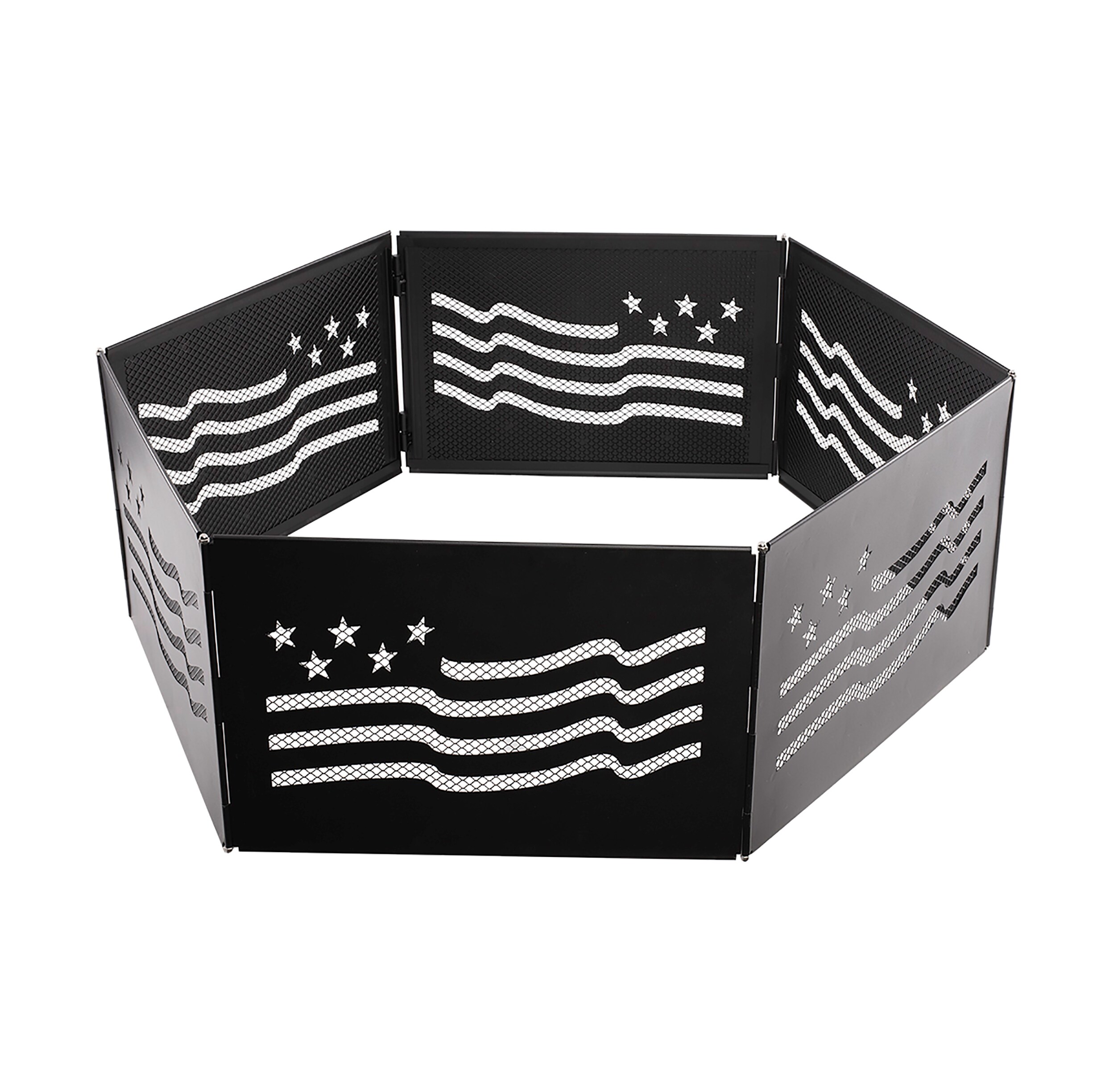Blue Sky Outdoor Living FFR3612SB The Zion Stars/Stripes Fire Rings
