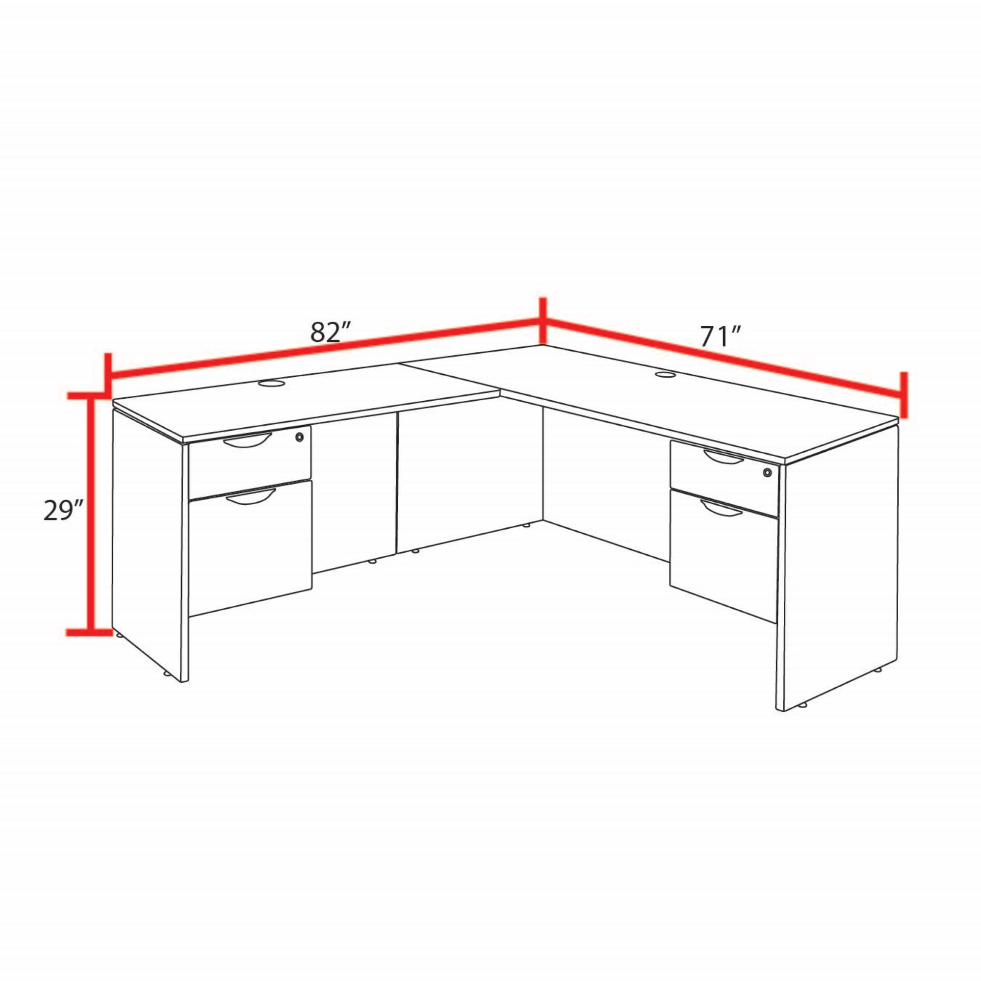 Regency LLD713547MH desks - View #8
