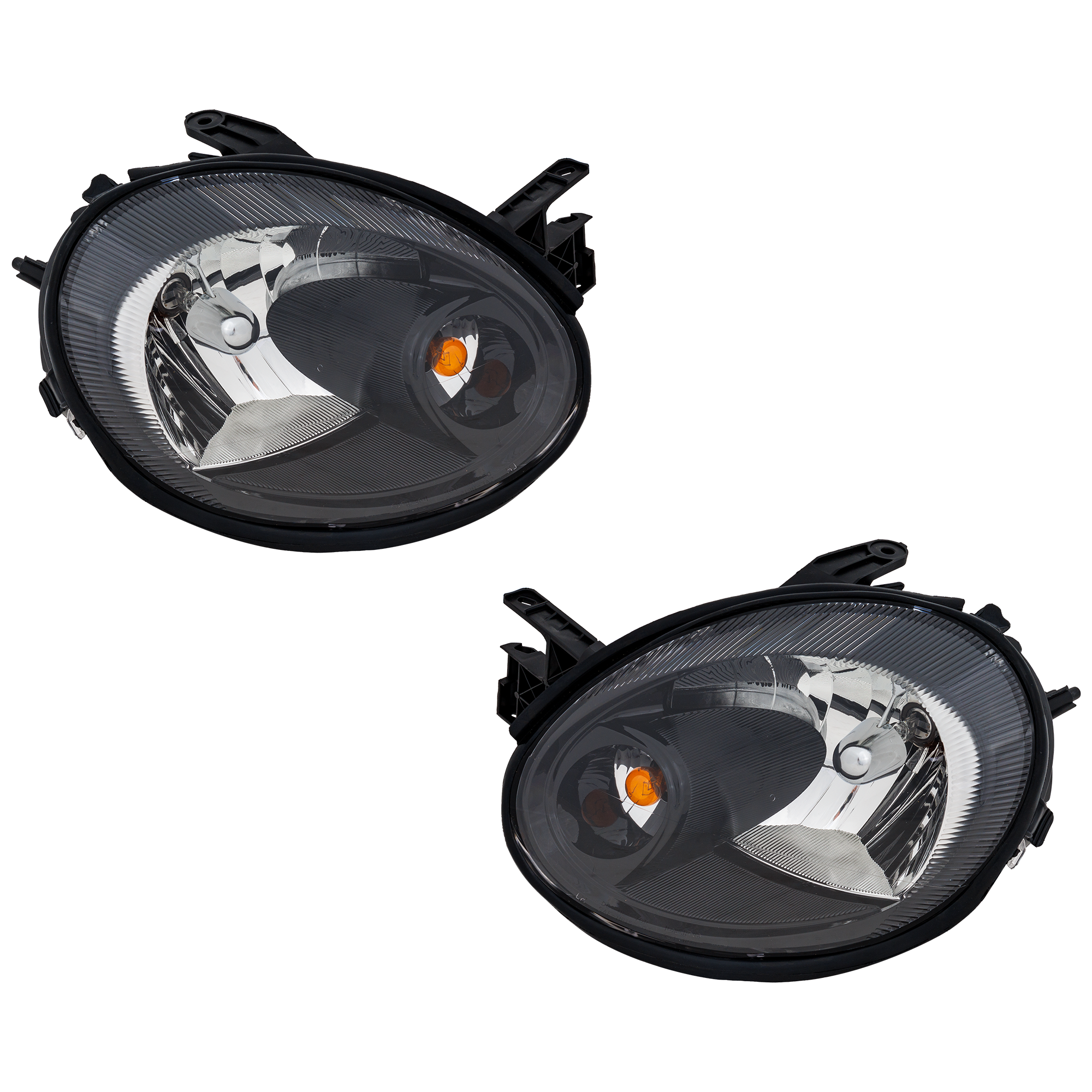 Garage-Pro GPRD10010035 Driver and Passenger Side Headlight For Dodge Neon 2003-2005 Halogen with Bulb(s) Replaces# 5303551am 5303550am