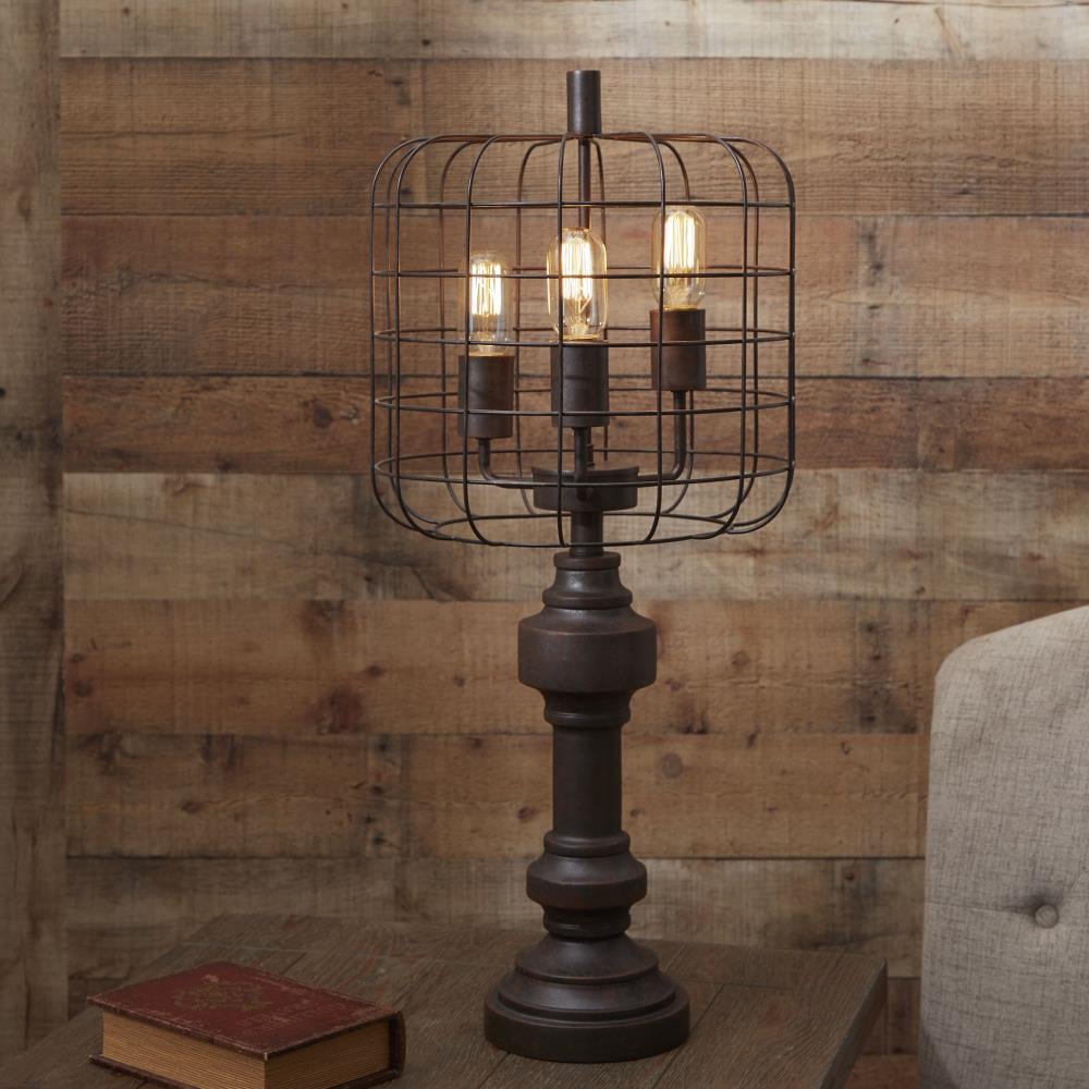 Cheyenne Products 22.5-in Bronze Table Lamp with Metal Shade in the ...