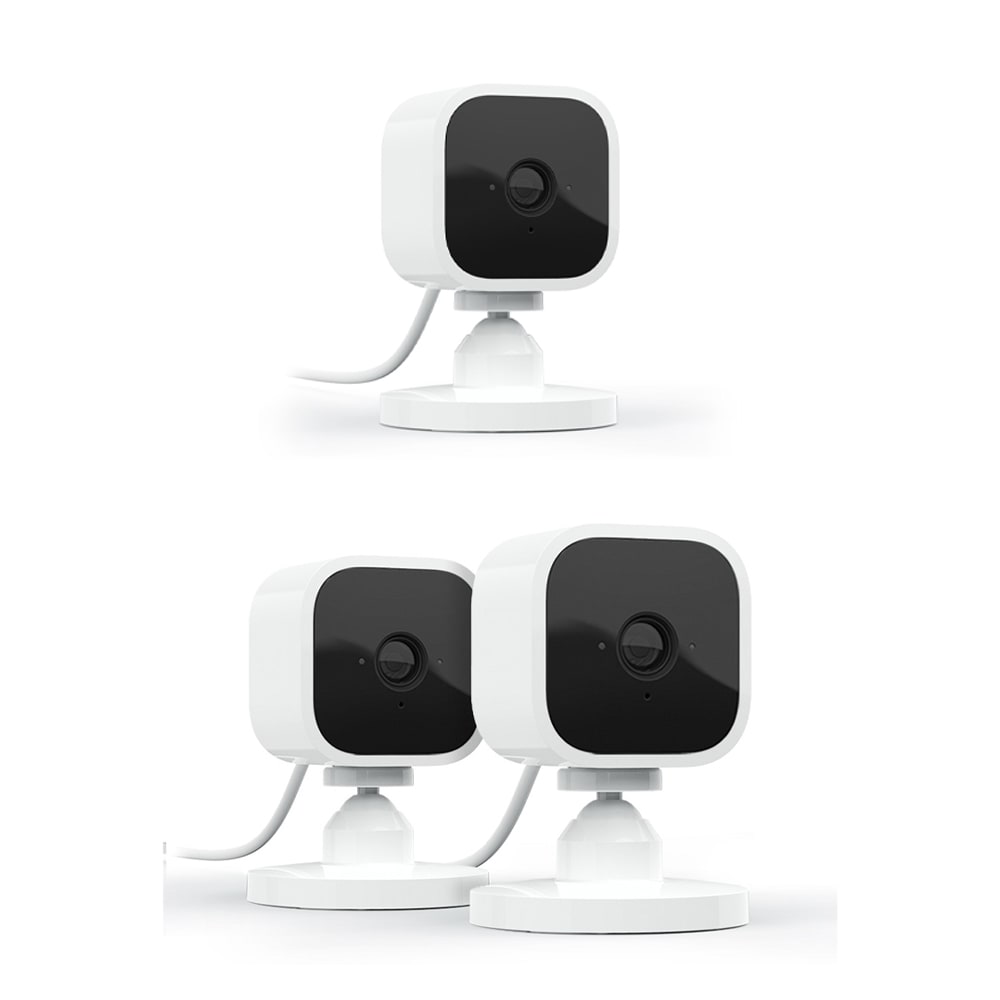 Shop Blink Blink Mini Camera, White + Video Doorbell + Synch Module 2,  White Bundle at