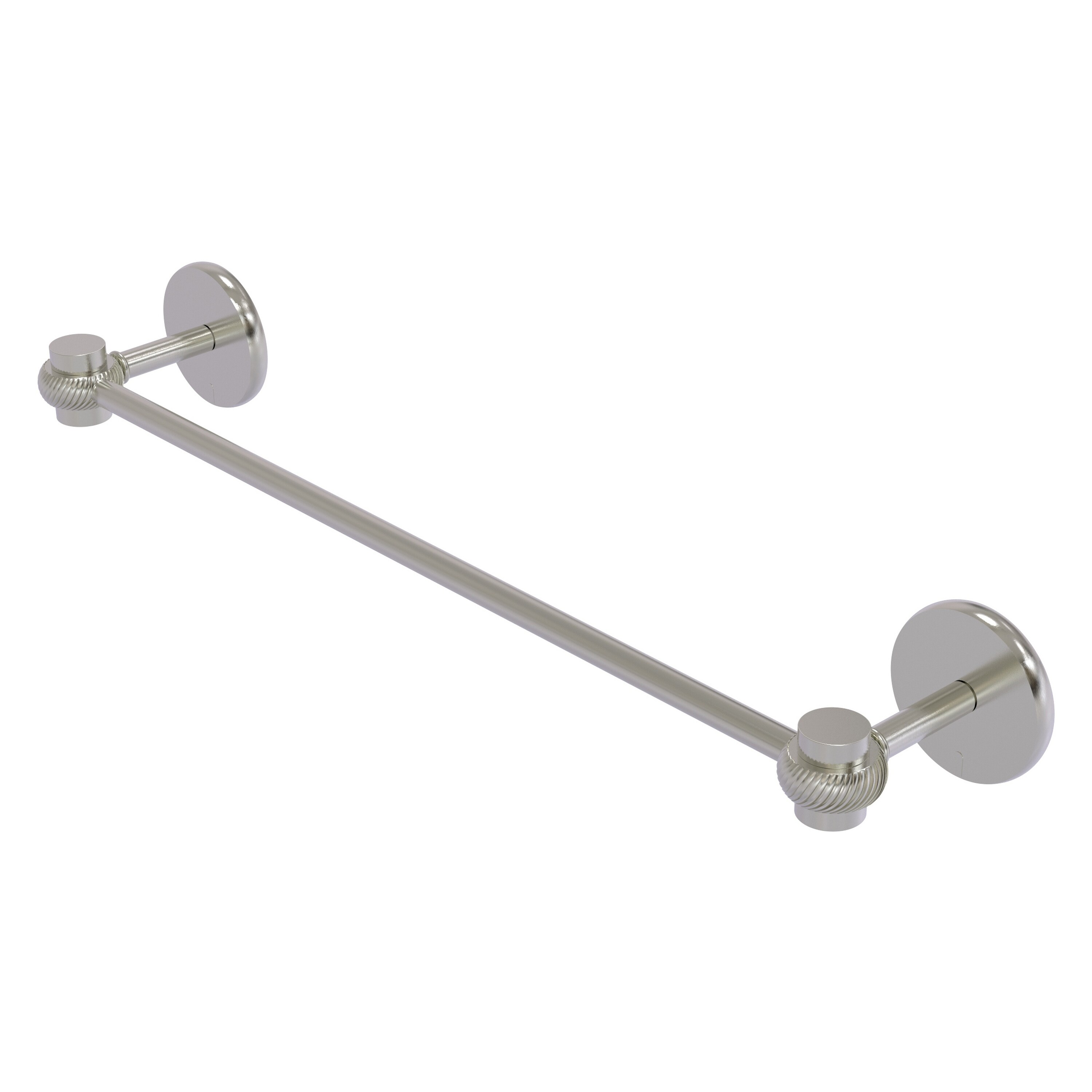 Allied Brass 7131T/36-SN Satellite Orbit One 36-in Satin Nickel Wall mount Single Towel Bar