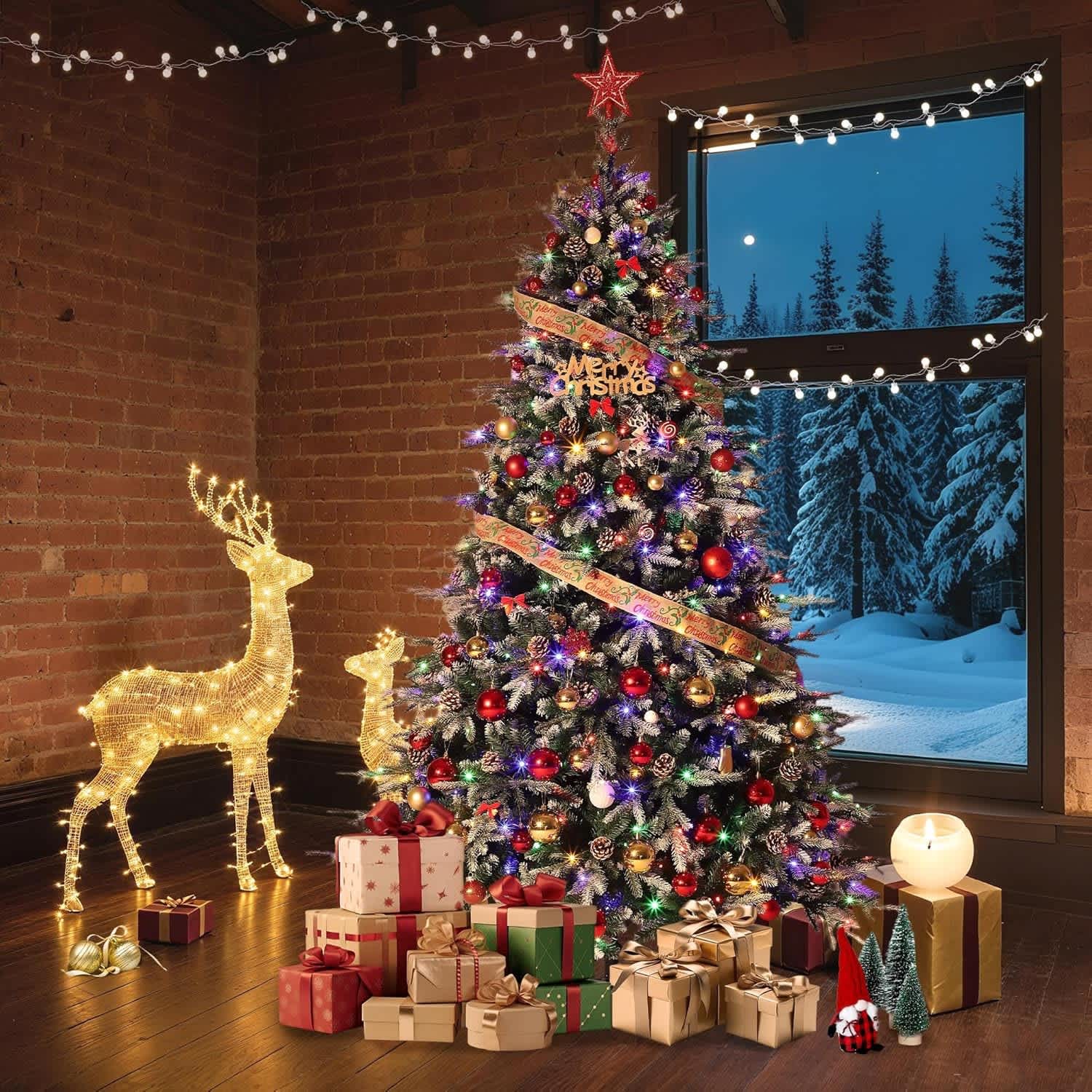 Qeetex LSACT-QH-35J3XSJJ Artificial-Christmas-Trees - View #4