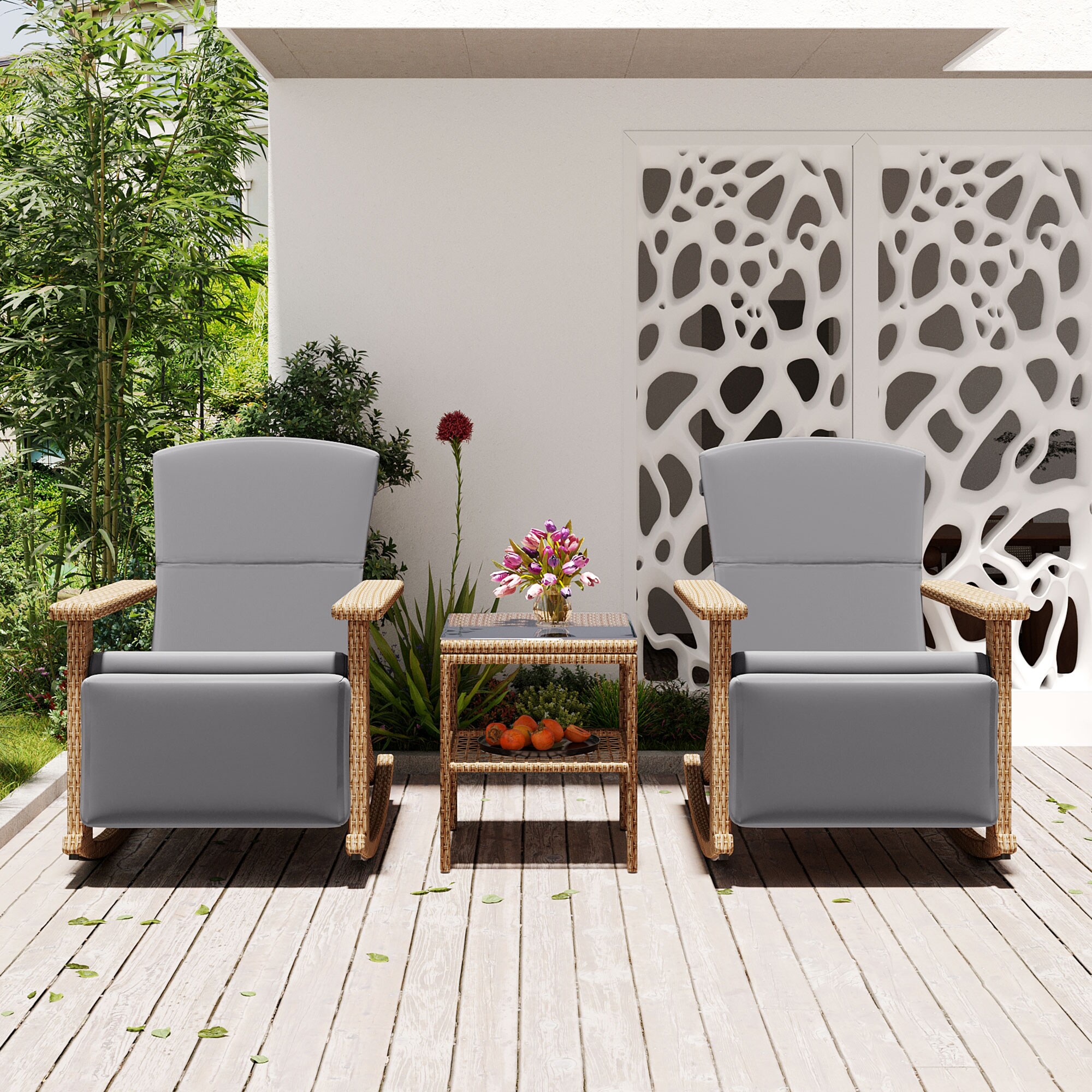 ModernLuxe L-WF322817AAE Patio-Chairs - View #2