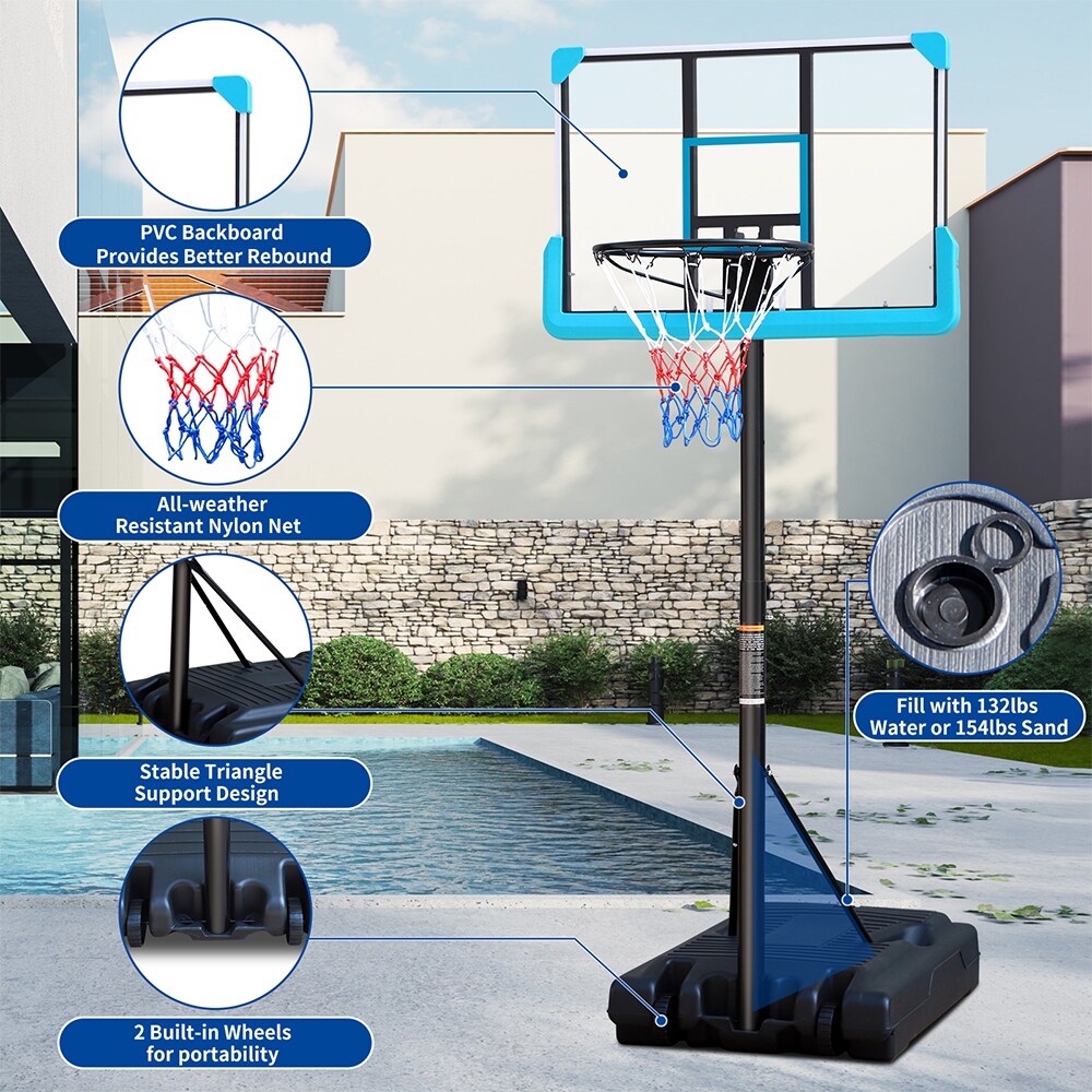 Runesay BASKETGOAL-05 Basketball-System - View #2