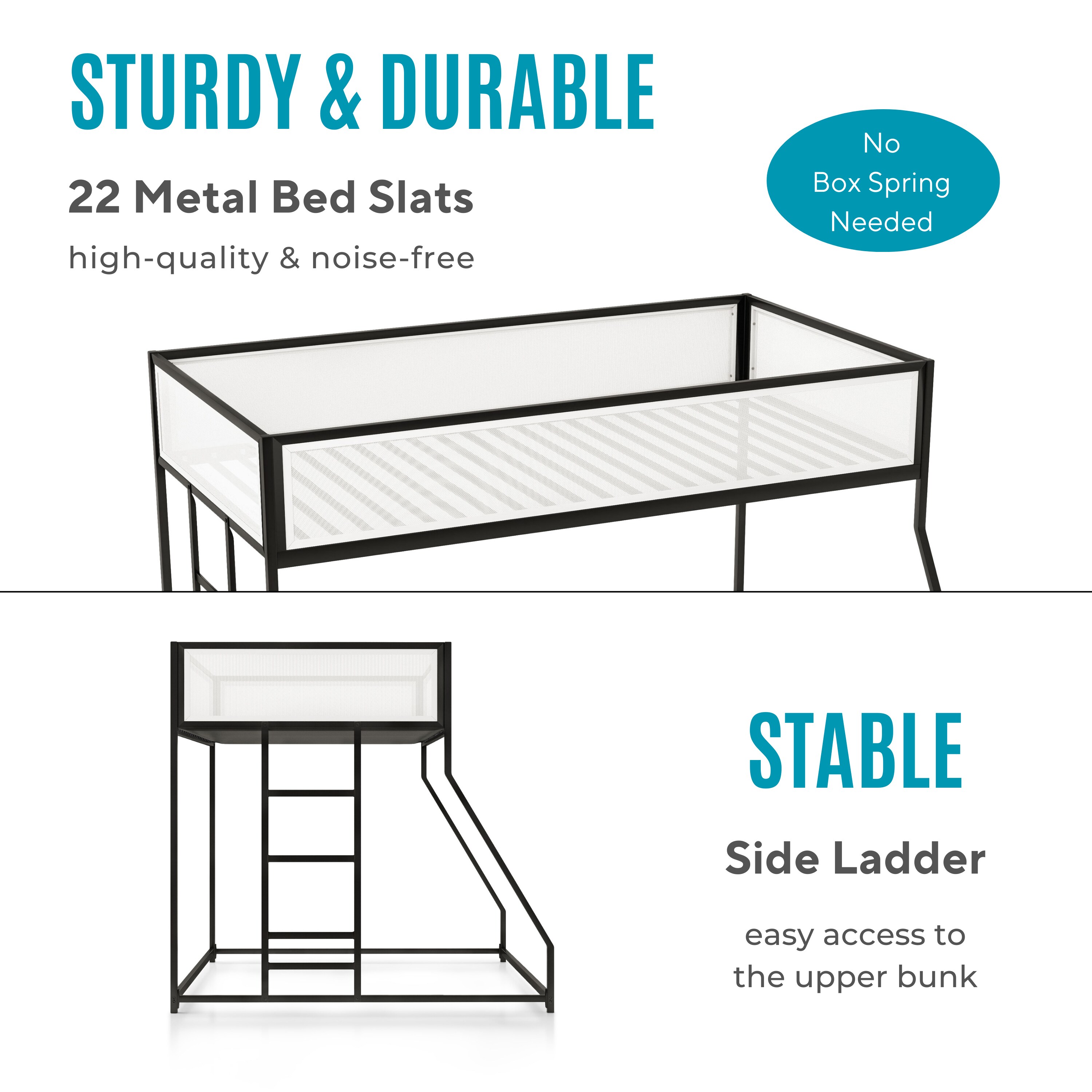 Furniture of America EC-BK704BK Bunk-Beds - View #15