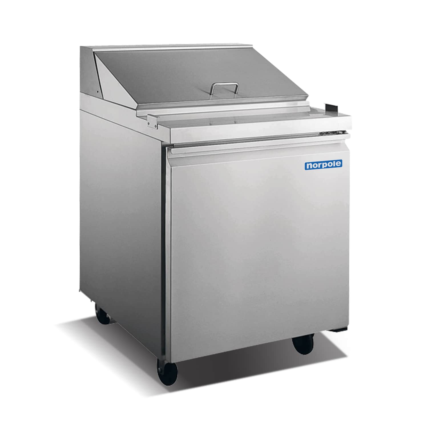 Norpole NP1R-SW 27-Inches Stainless Steel Refrigerated Sandwich prep table
