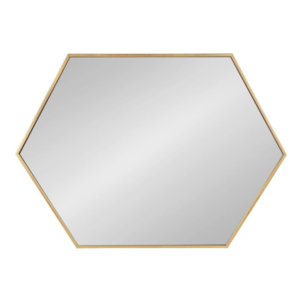 Gold Hexagon Full Length Vanity Mirror
