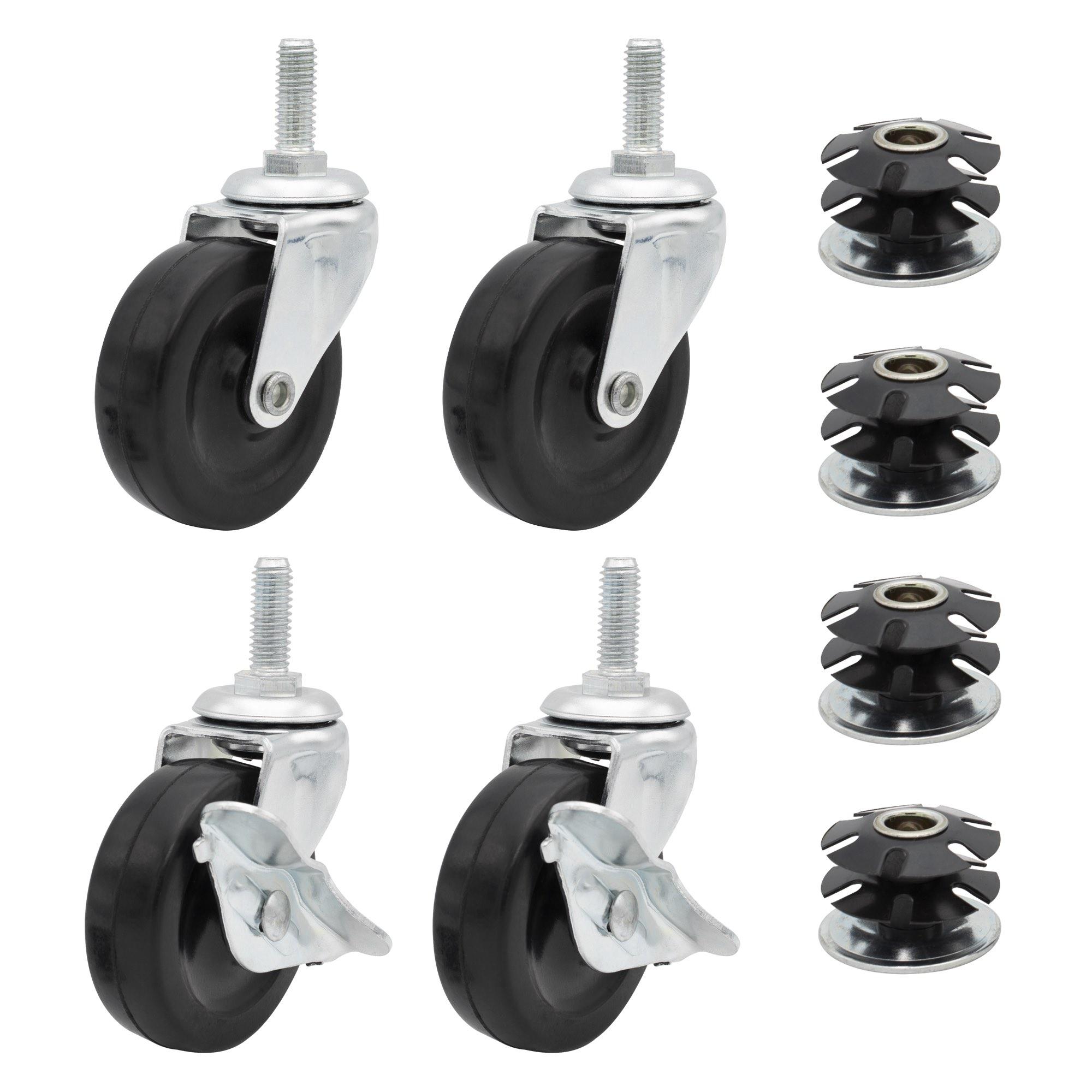 Outwater 3P1.14.00076 2-1/2-in Rubber Swivel Caster