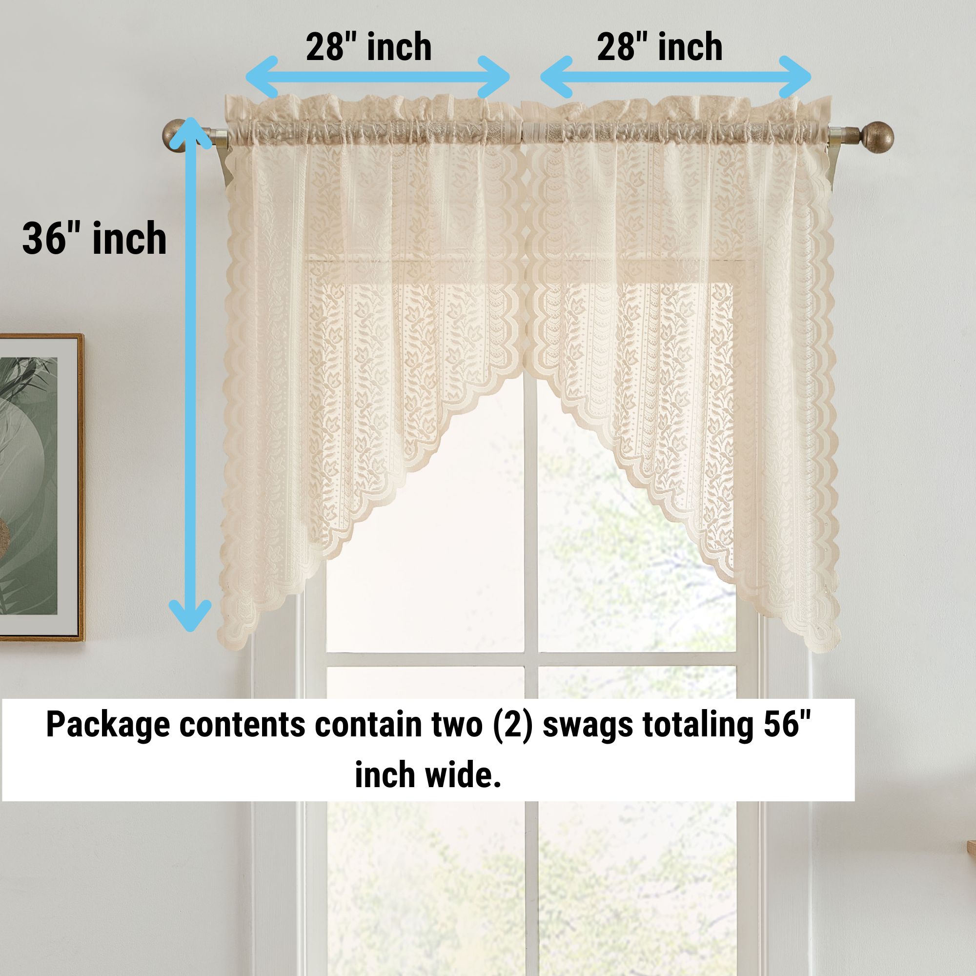 HLC.me SPHA-SWG-TAUP valances - View #2