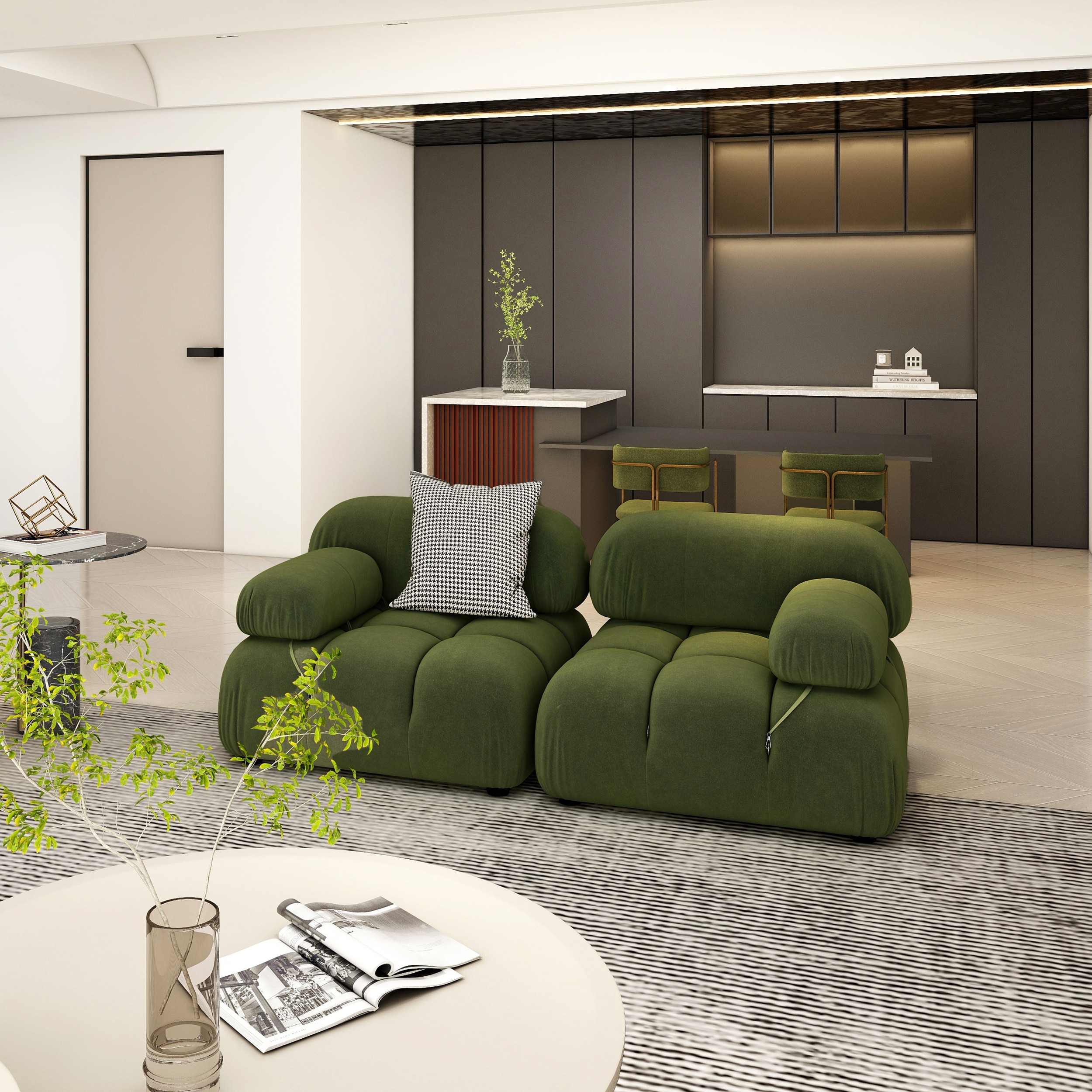 Jennifer Taylor Home LV036-2-64260 Sofas-Loveseats - View #2