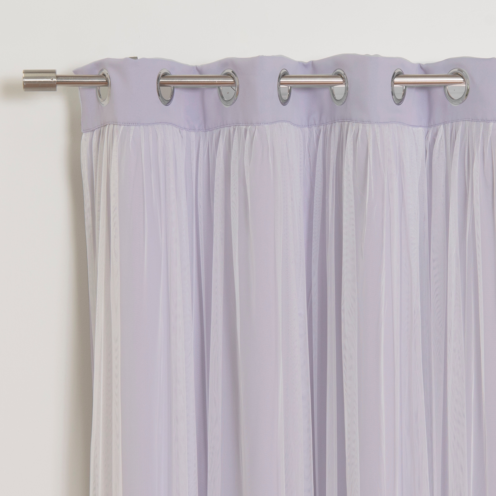 Best Home Fashion GR-MARRYME-108-LILAC curtains - View #3