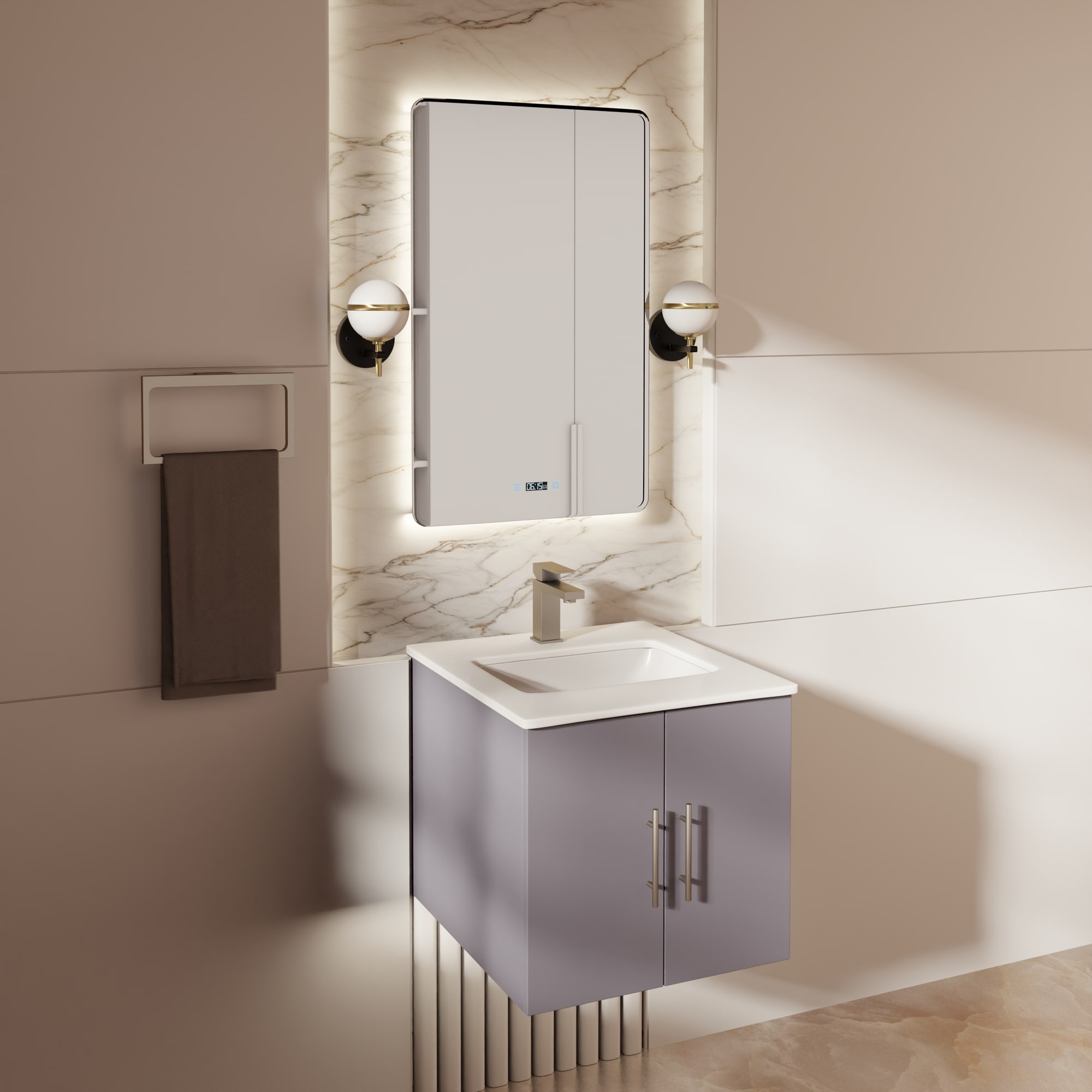 Lexora LVG24SB200 Bath-Vanity-Combo - View #2