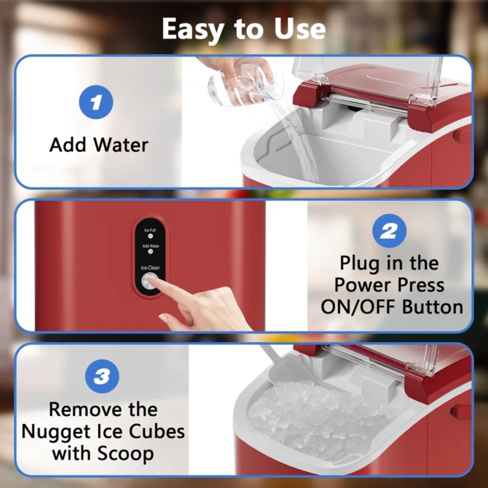 Antarctic Star Z5815NH-RED Commercial-Ice-Makers - View #6