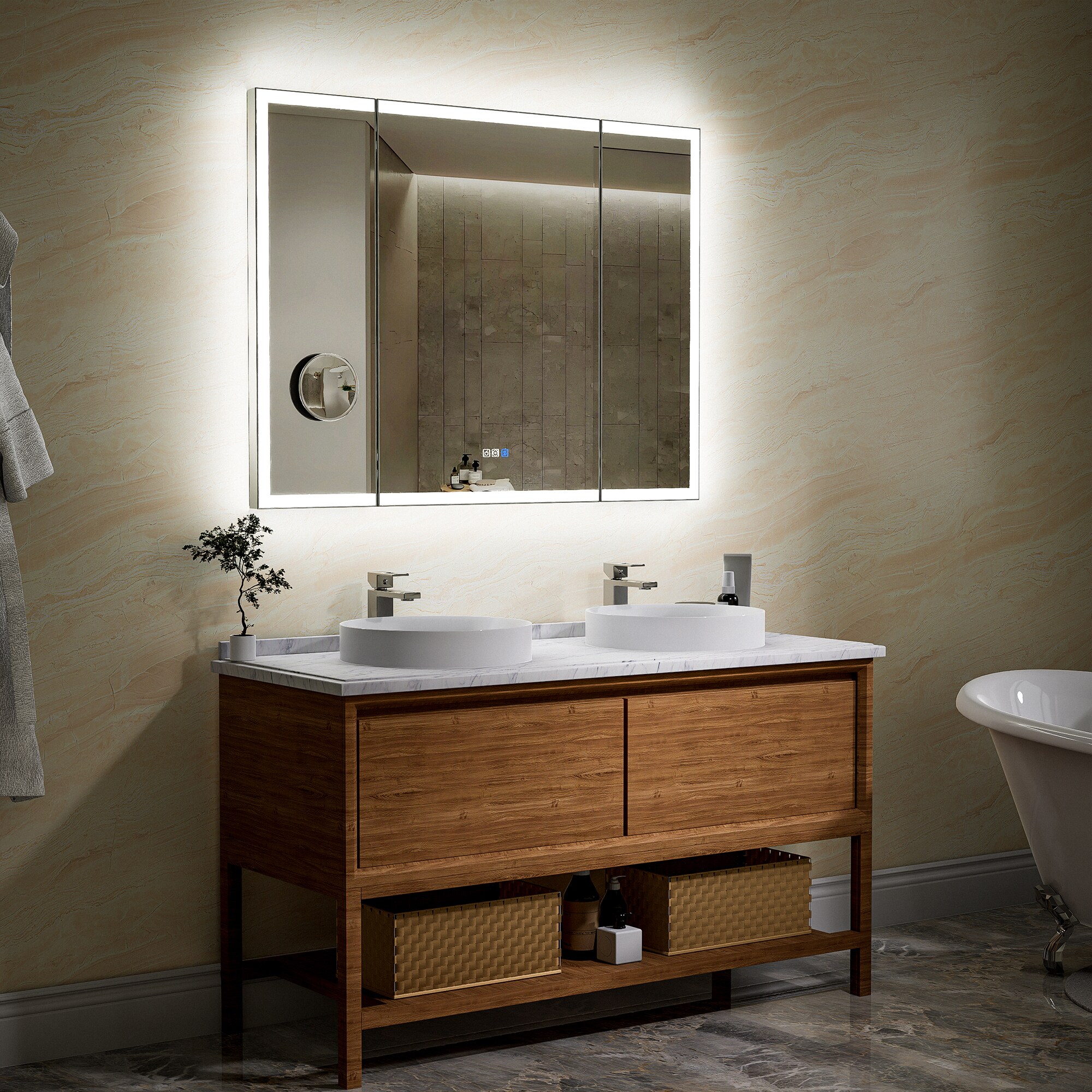 Forclover J11TBM4836 Framed-Bath-Mirrors - View #9