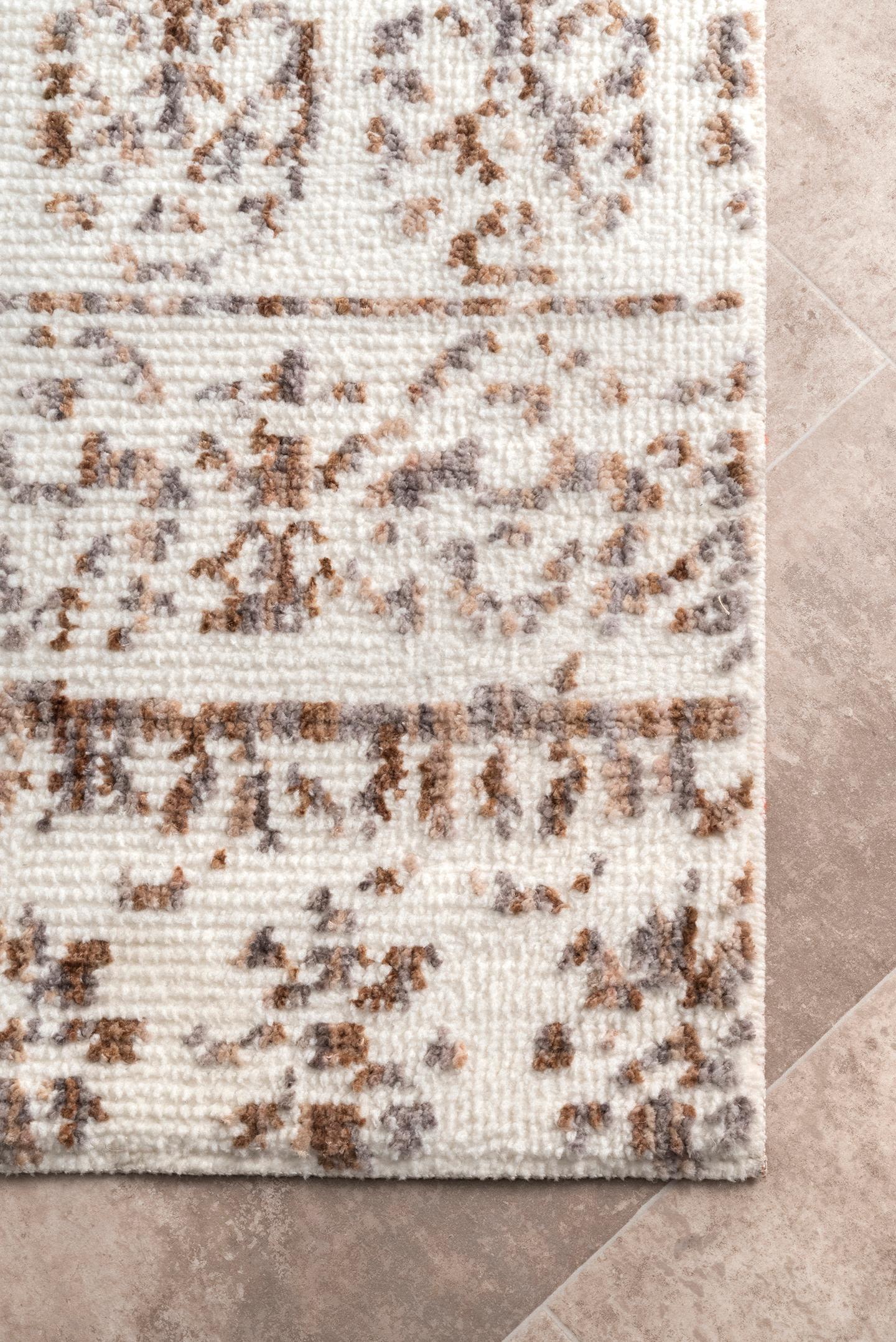 Reversible Striped Florence Beige 4' x 6' Synthetic Area Rug