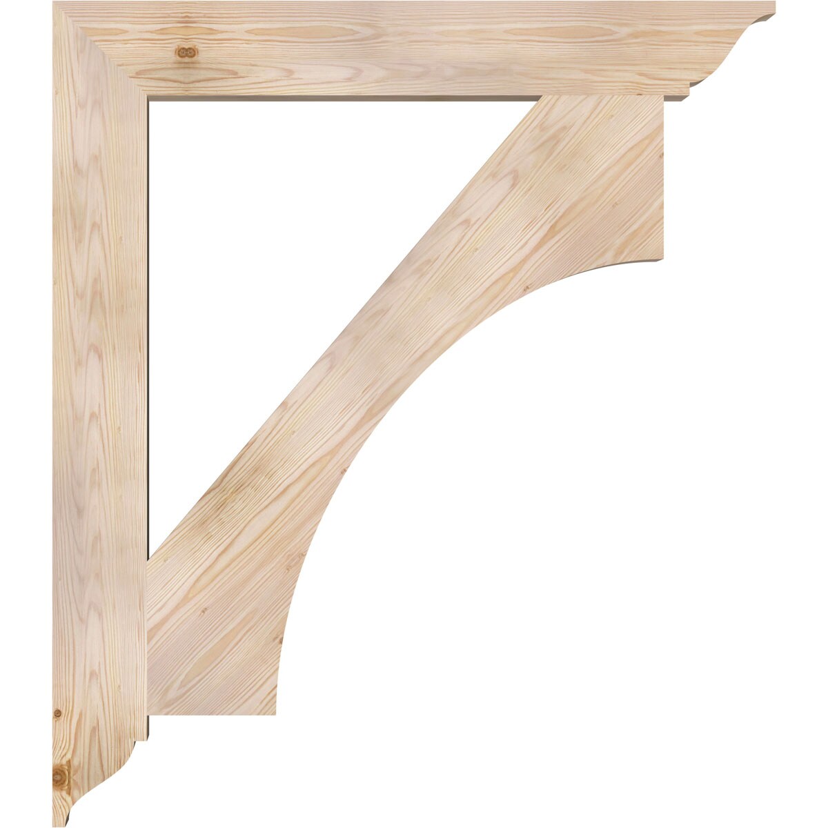 Ekena Millwork BKT06X42X48WTL01SDF Exterior-Brackets-Braces - View #3