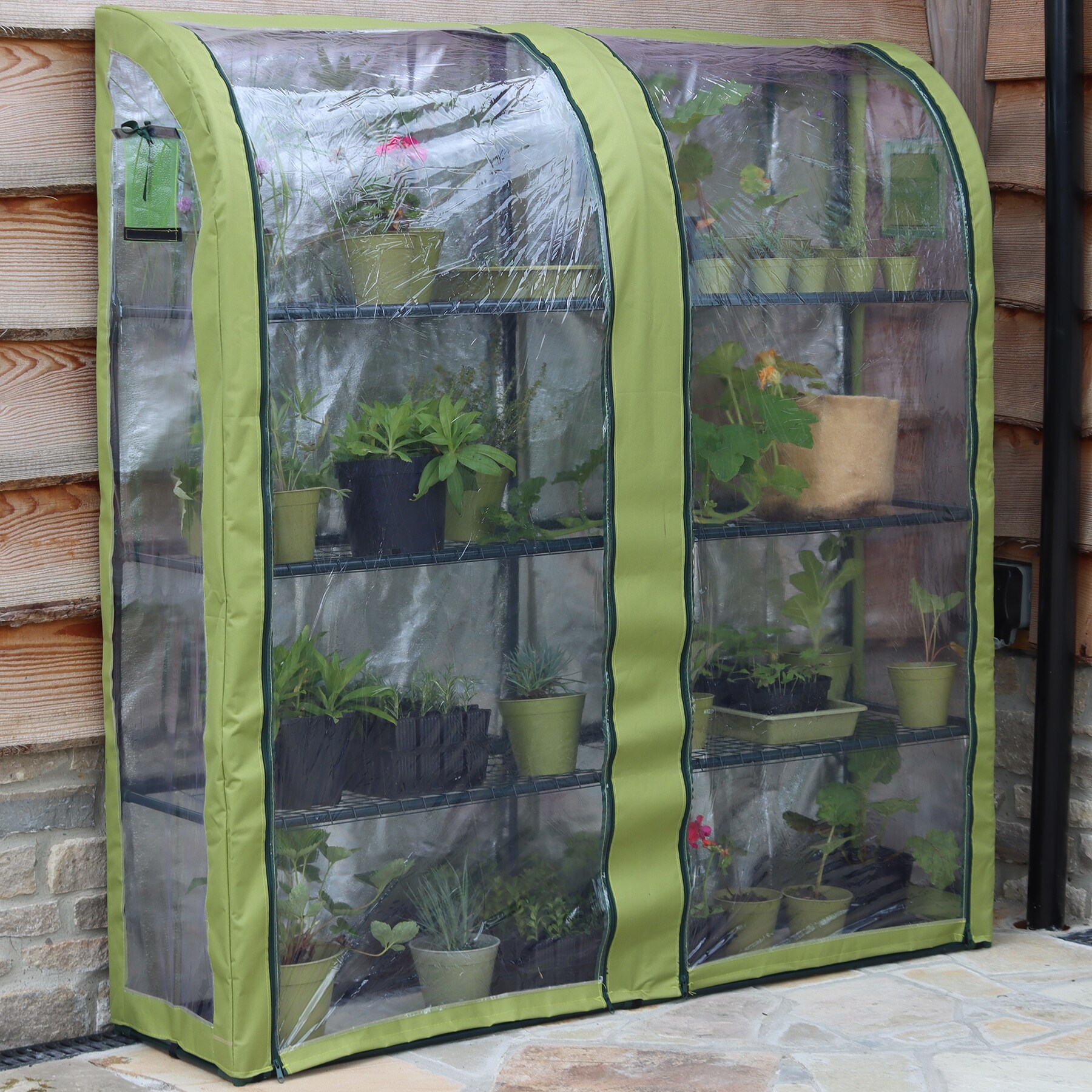  50-1600 1.63-ft L x 4.92-ft W x 5.25-ft H Clear Greenhouse Kit
