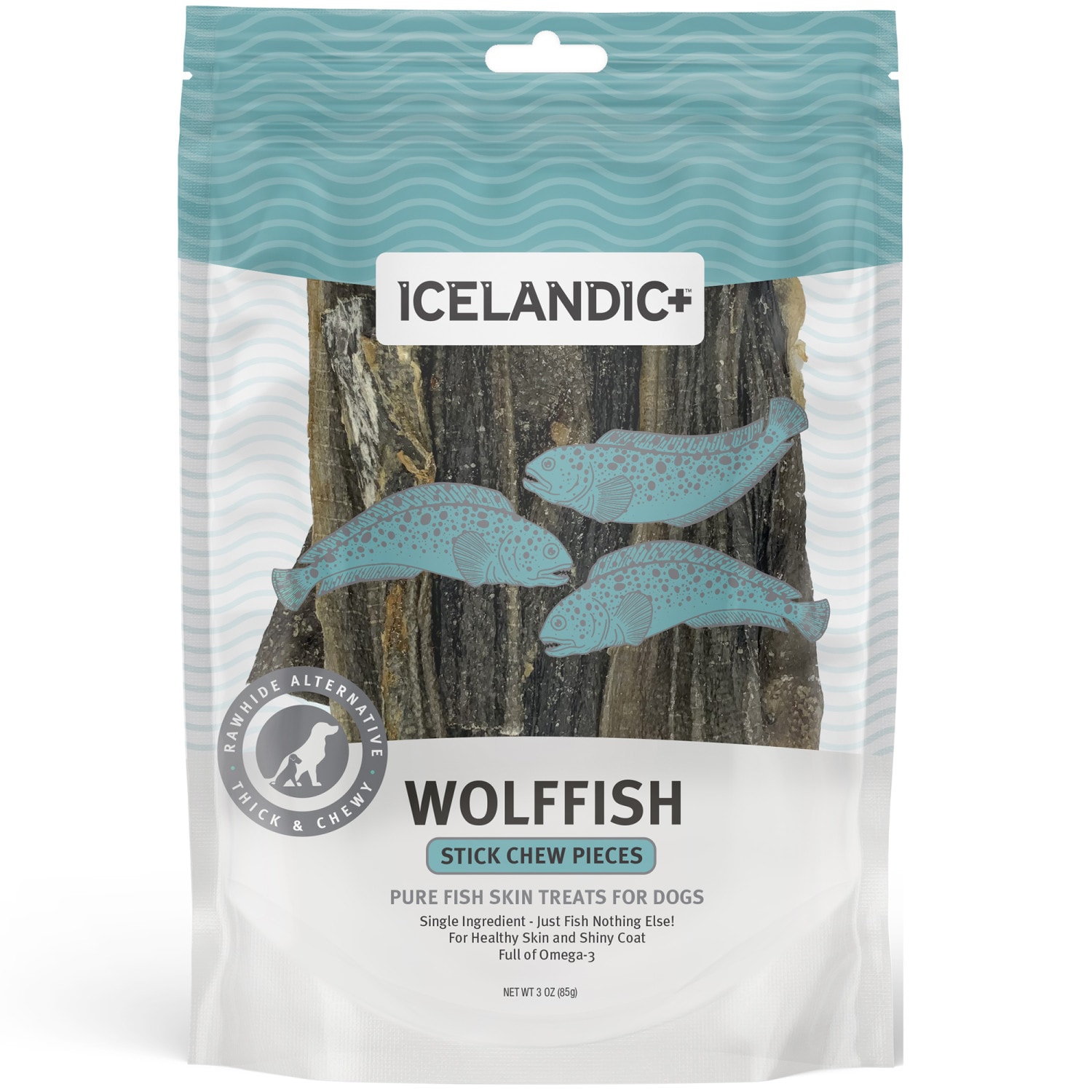 ICELANDIC+ Snacks for Dog 3oz Bag- Pure Flavor 3 Ounce(s)
