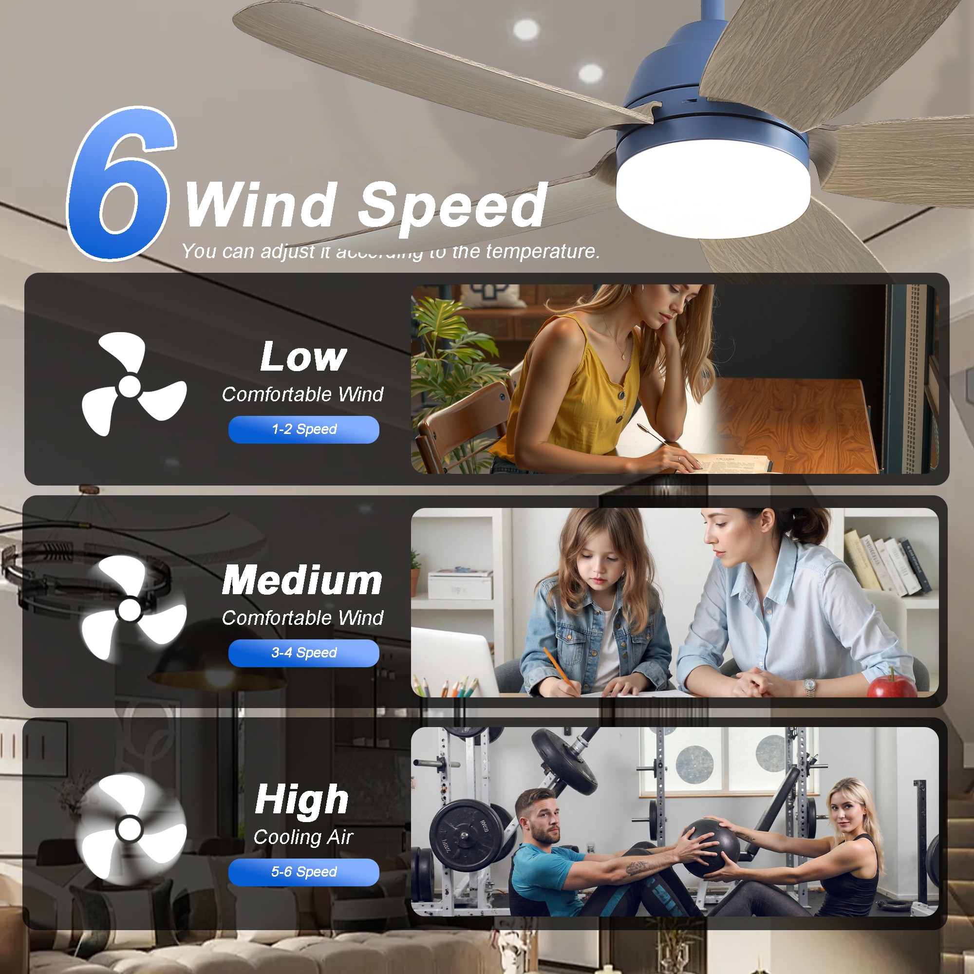 Sunrinx MG9-CF-15 Ceiling-Fans - View #10