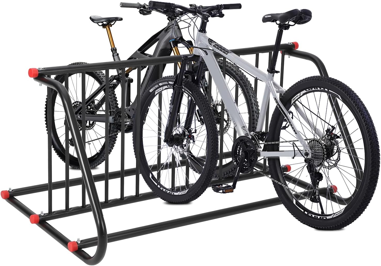 Garvee - Commercial Bike Rack Outdoor Grid Freestanding Bike Rack 10 Bike Metal Bicycle Parking R...