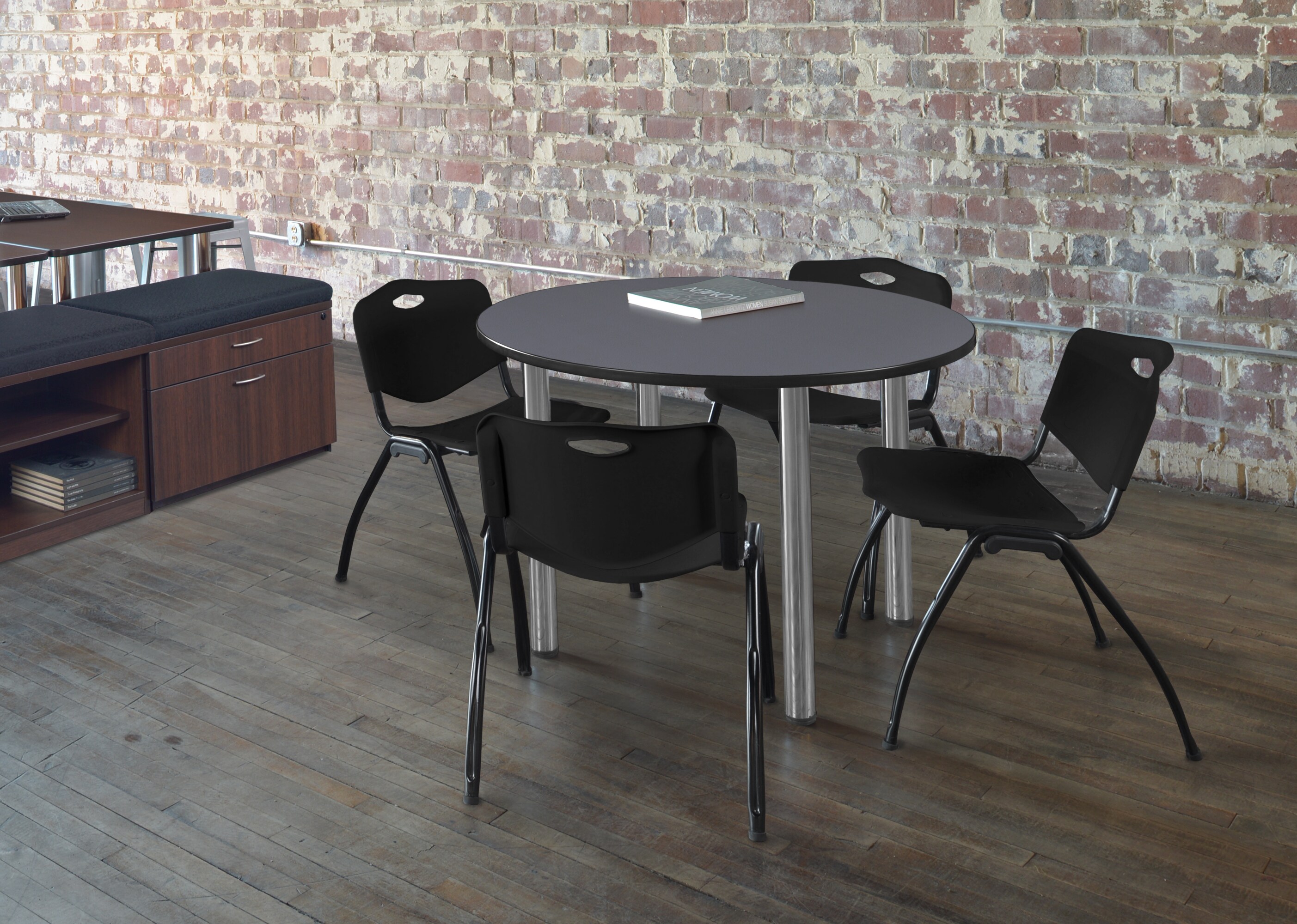 Regency TB36RNDGYBPCM47BK Office-Tables - View #7