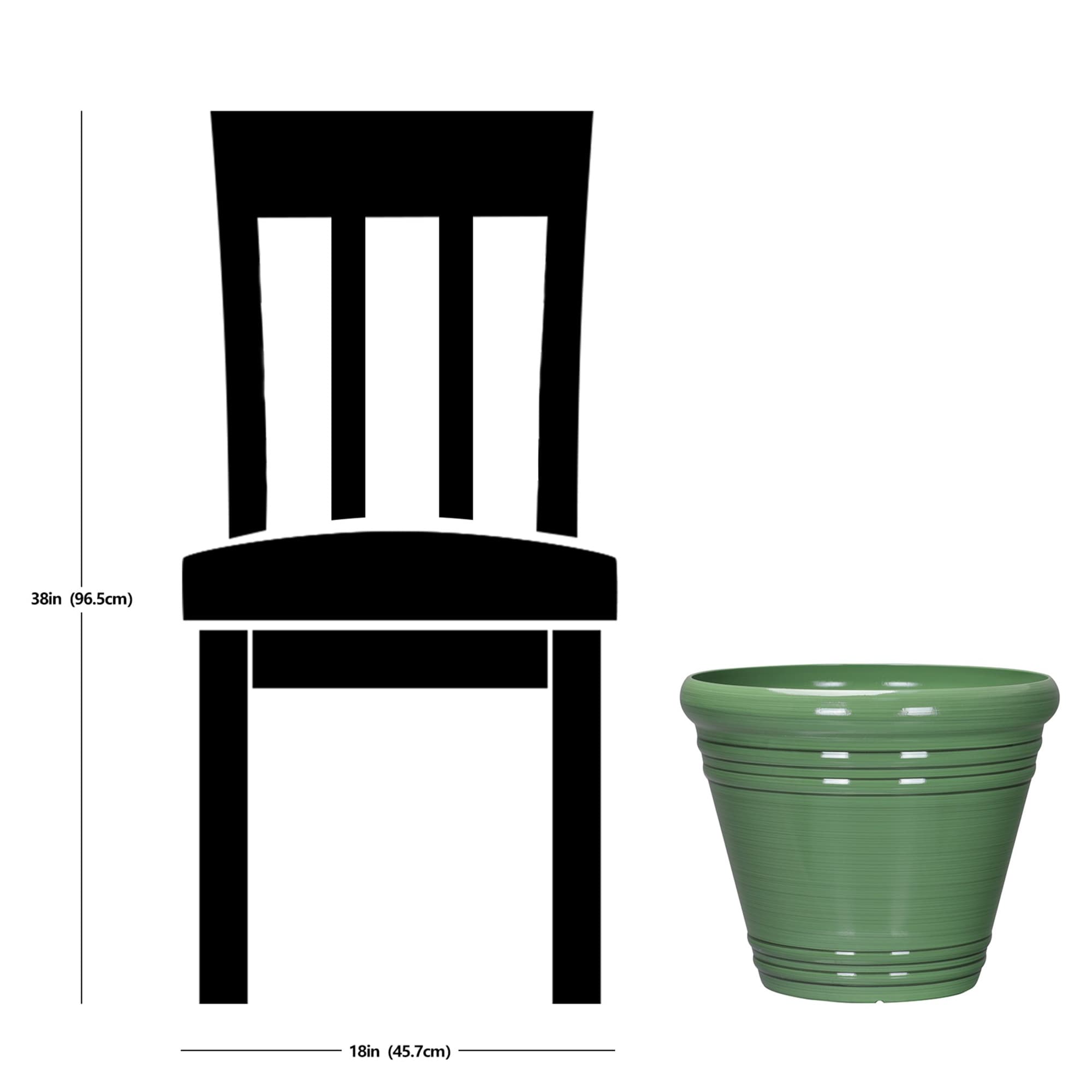 Style Selections PLC1618BGJ Planter-Window-Box - View #6