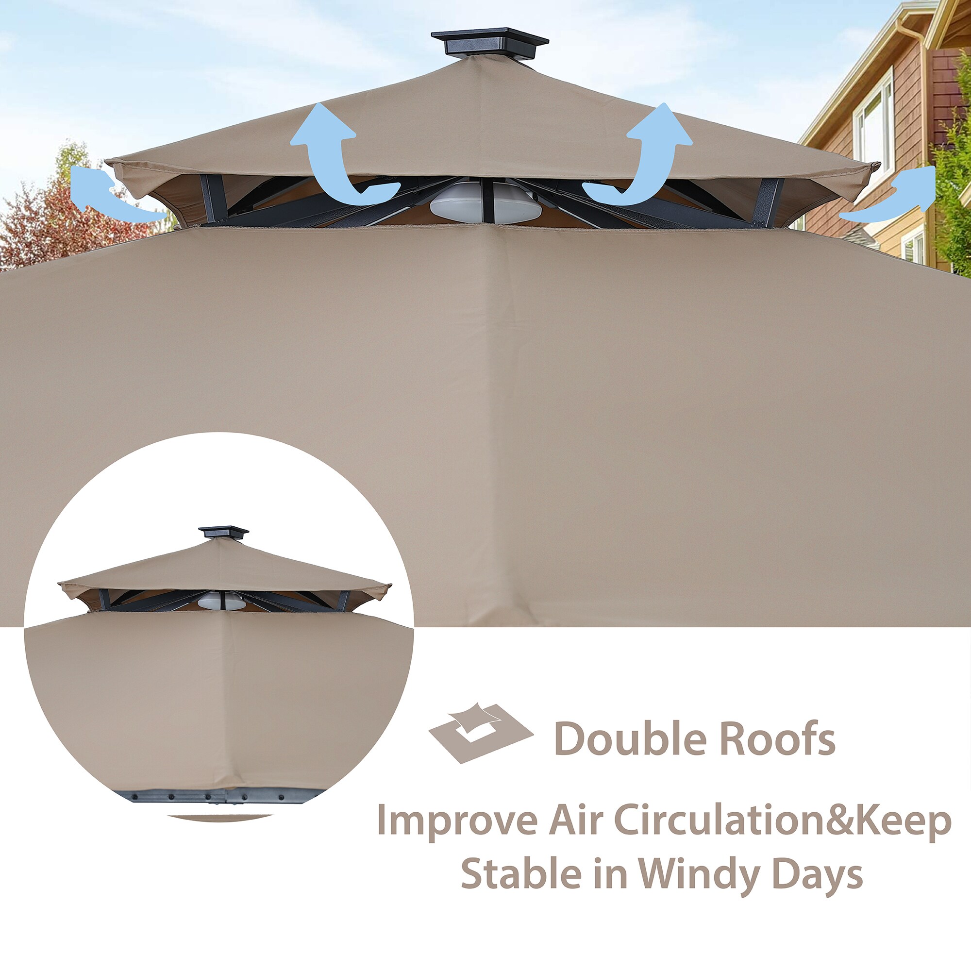 ModernLuxe L-WF280541AAD Wood-Resin-Gazebos - View #5