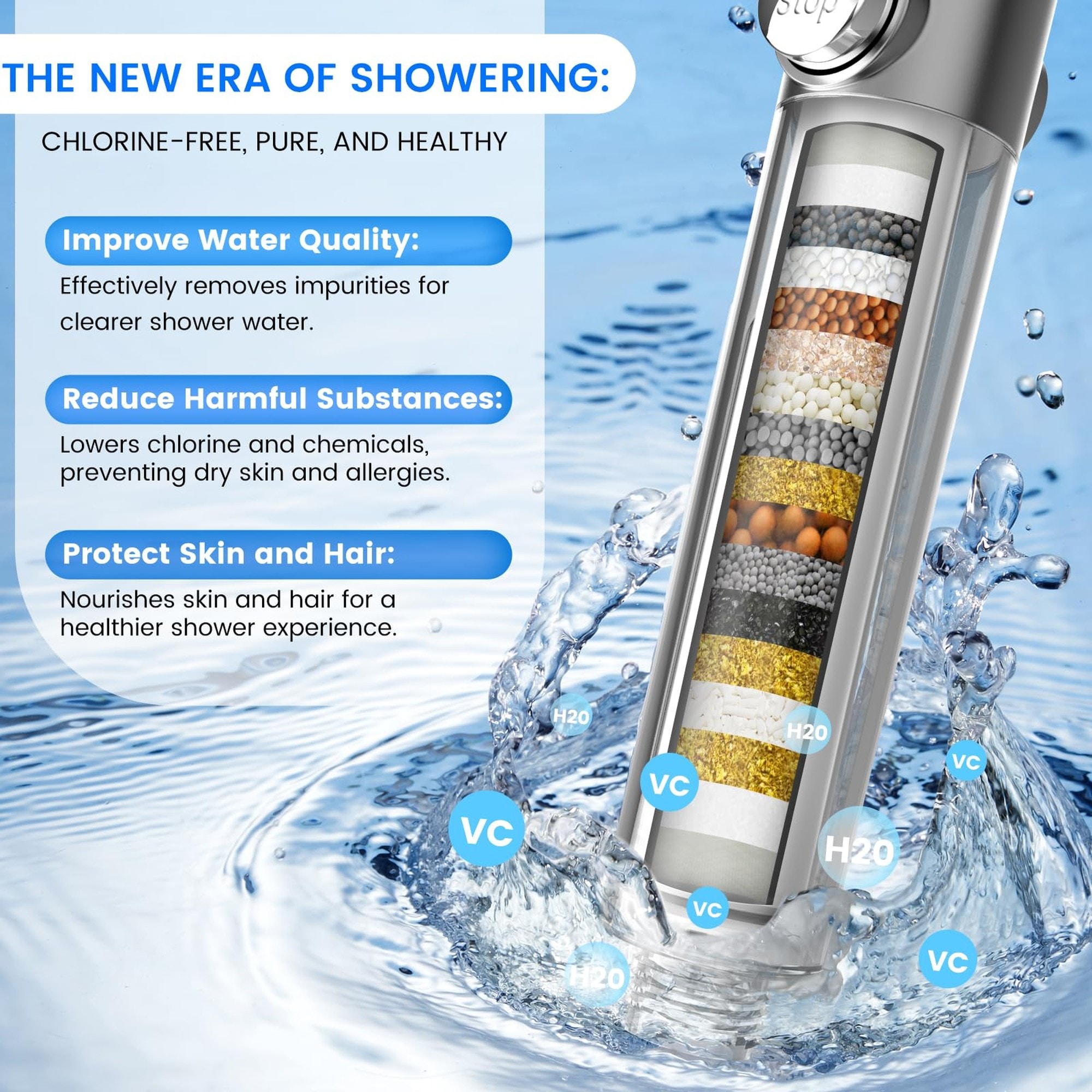 Numhew NHLYNN021741 Fixed-Showerhead - View #2