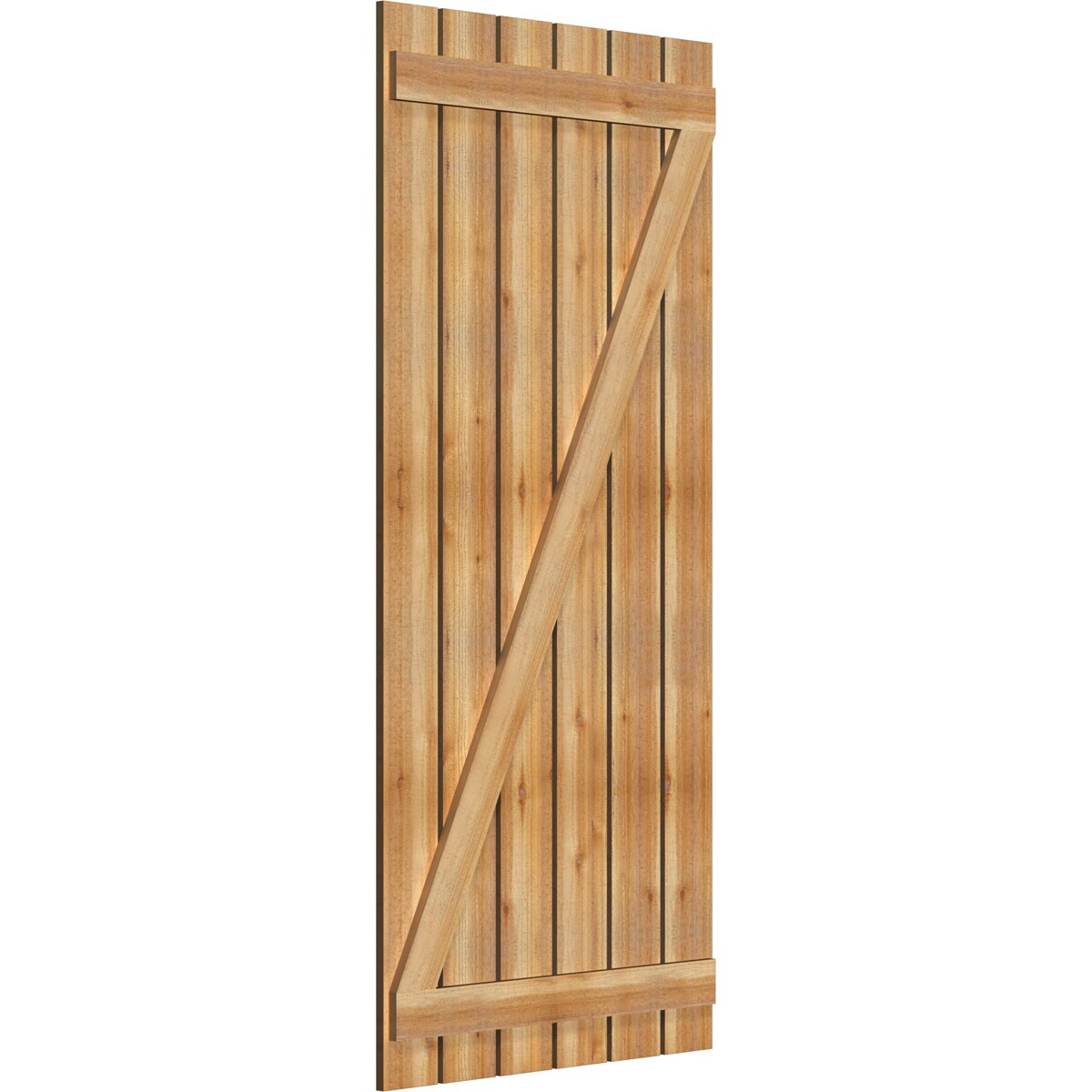 Ekena Millwork RBS06Z35X076RWR Exterior-Shutters - View #2
