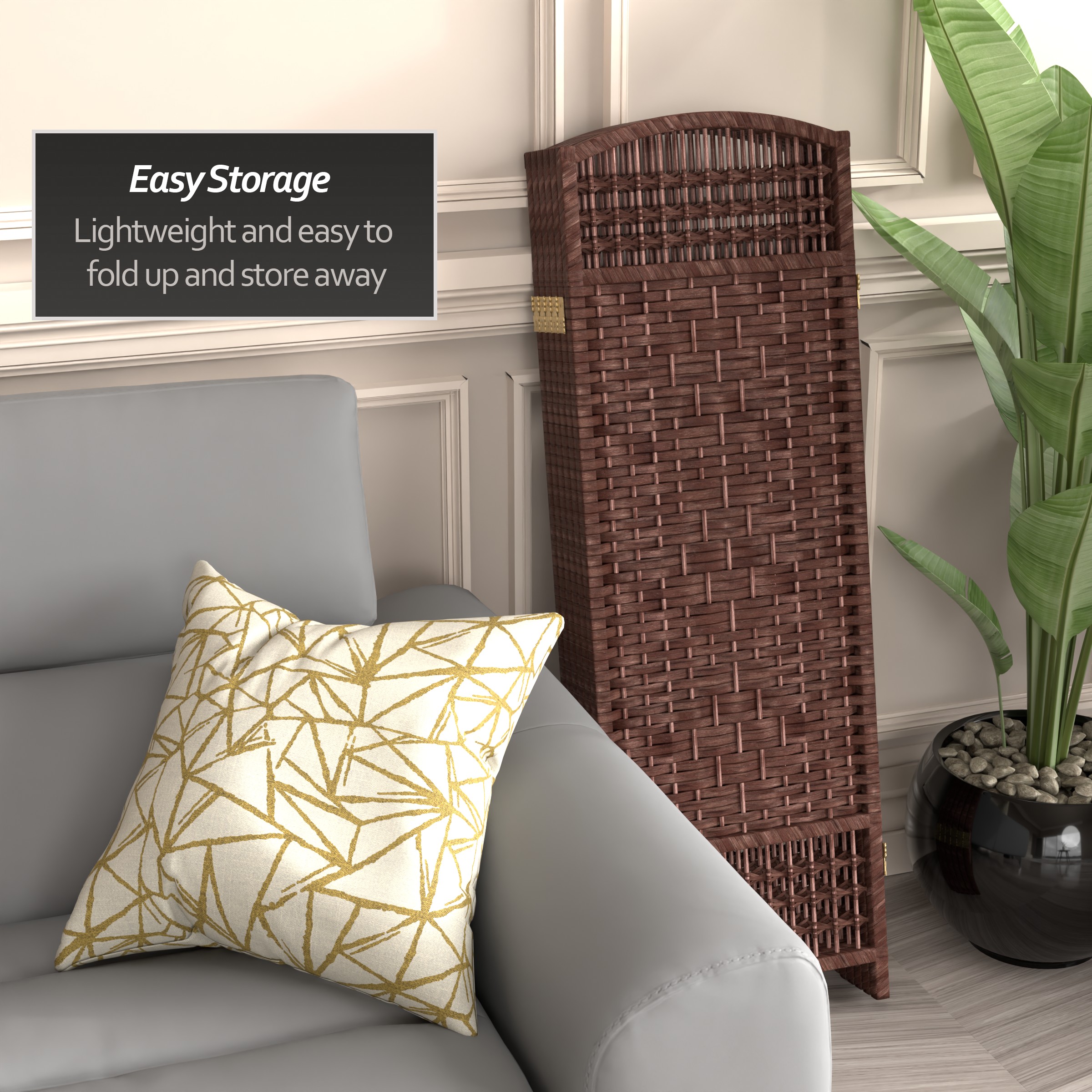 Red Lantern FB-4DMND-DRD-6P Indoor-Privacy-Screens - View #3