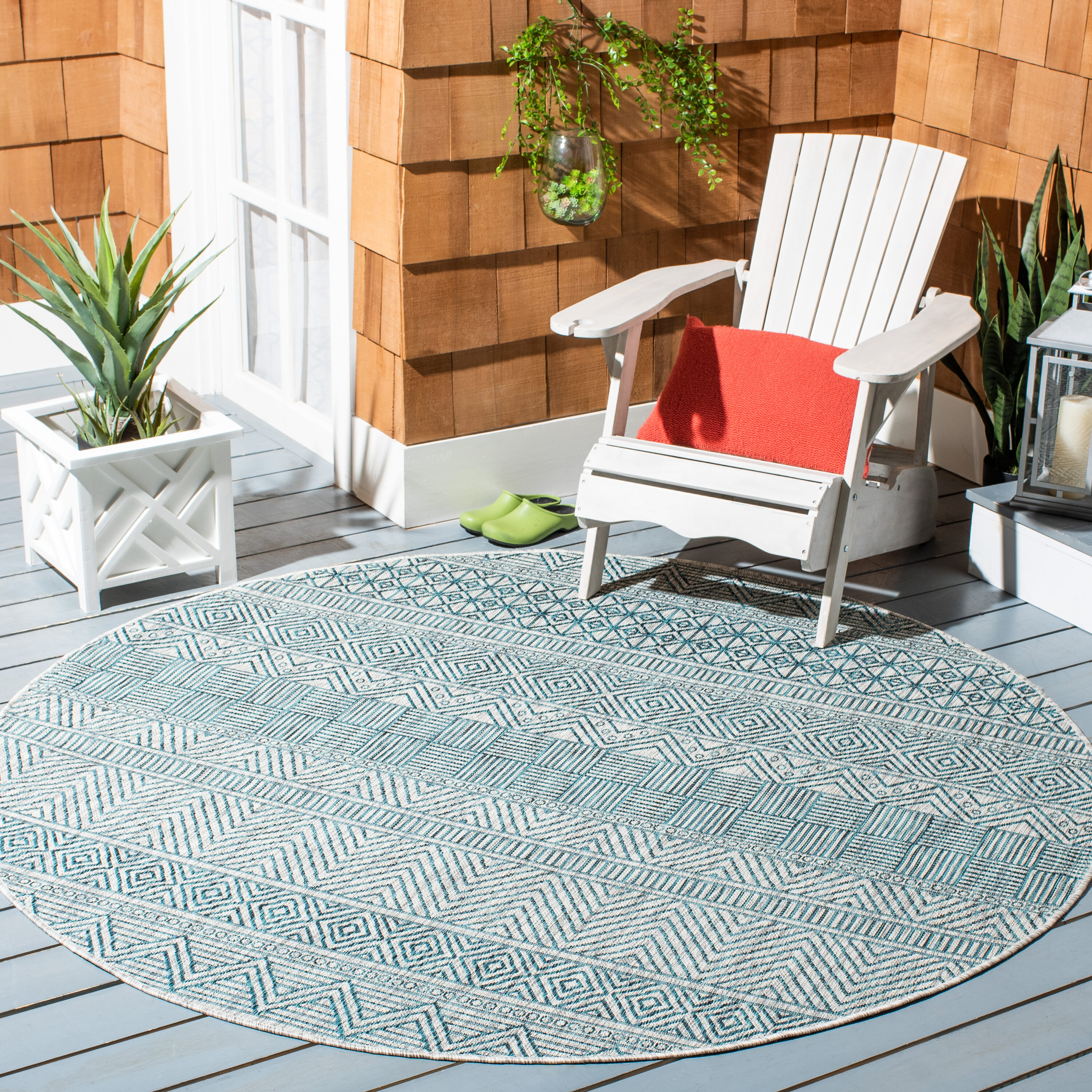 Kitchen Floor Mat With Moroccan Tiles Design in Olive Green, Tuquoise and  Beige. Kithcen Rug, Door Mat or Pet Mat. 