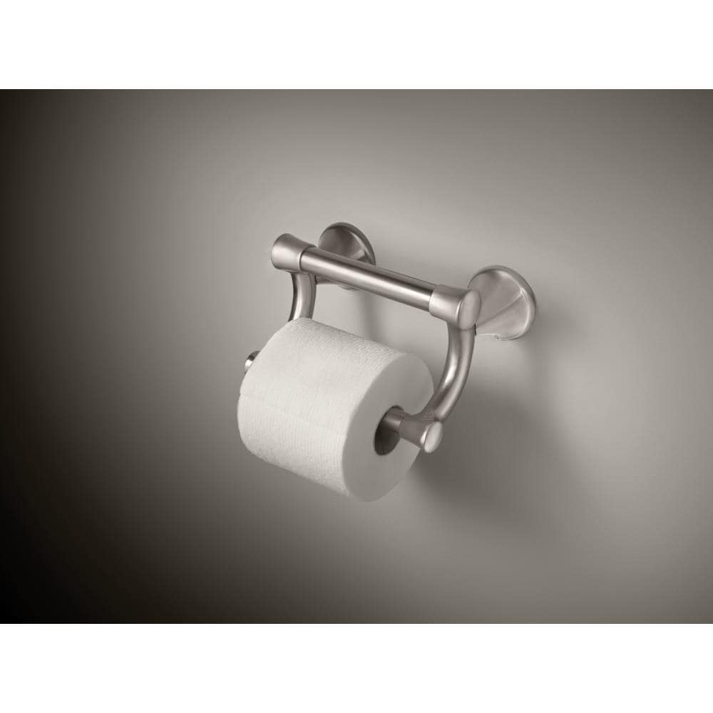 AquaChase Grab Bar with Integrated Toilet Paper Holder for 2 Mega