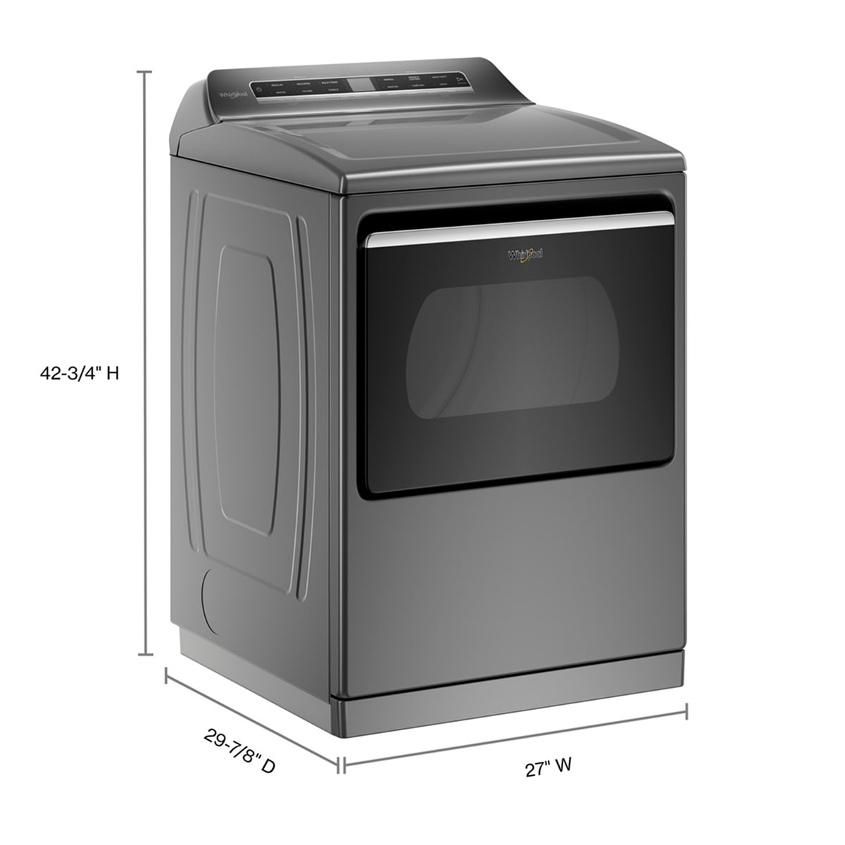 Whirlpool WED8127LC Elec-Dry - View #4