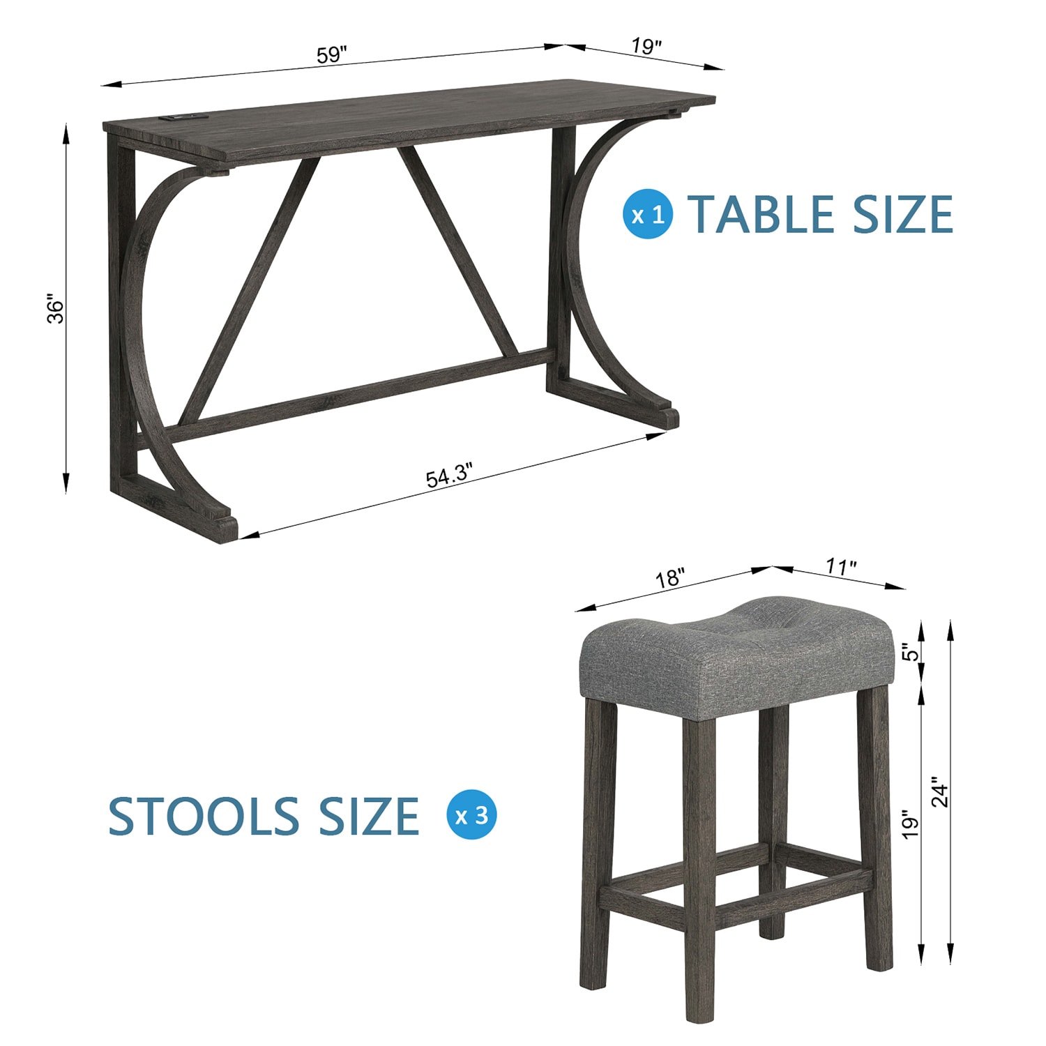 Mondawe MO-FB93825 Dining-Sets - View #11