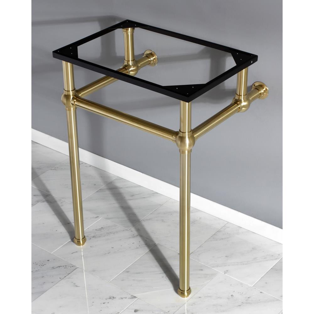 Kingston Brass Templeton 24 In Brushed Brass Bathroom Console Metal   41863870 