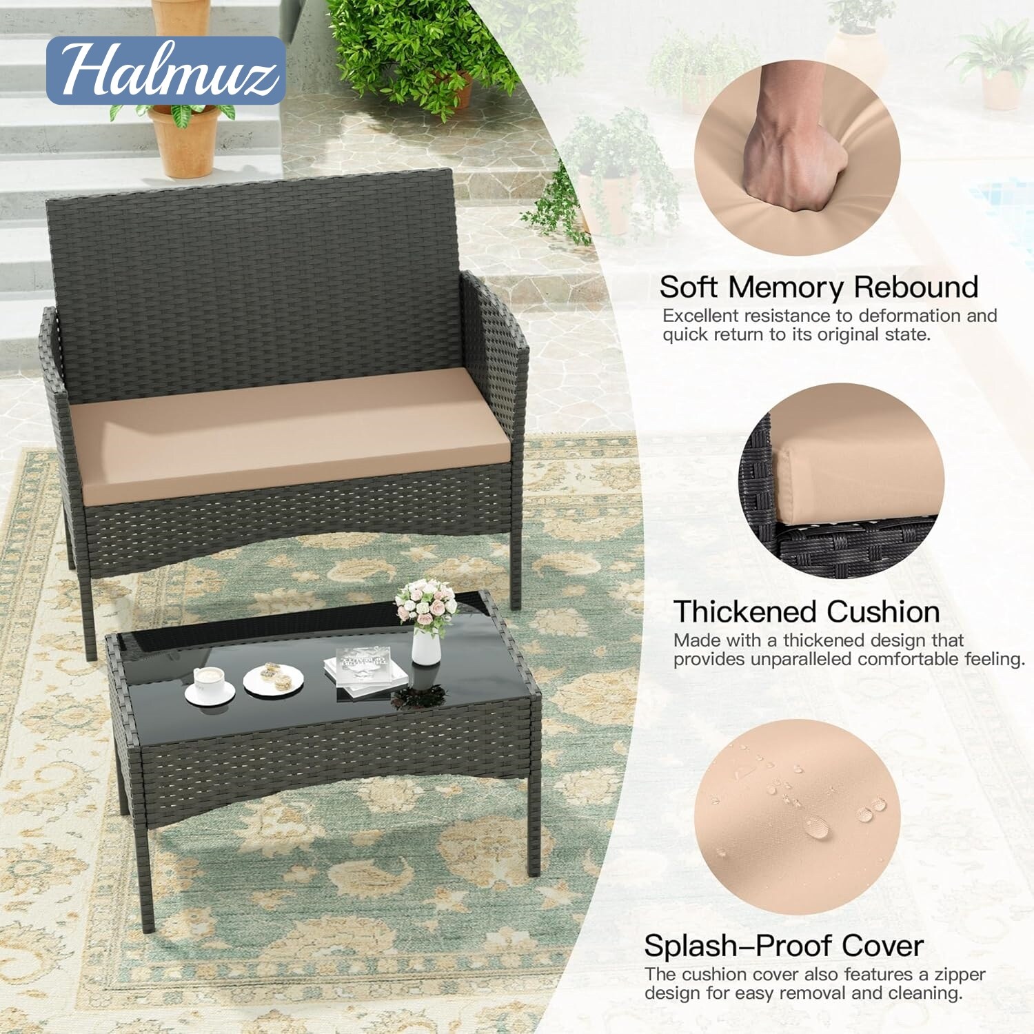 ALAULM LS-630-SJT-SAND Patio-Conversation-Sets - View #5
