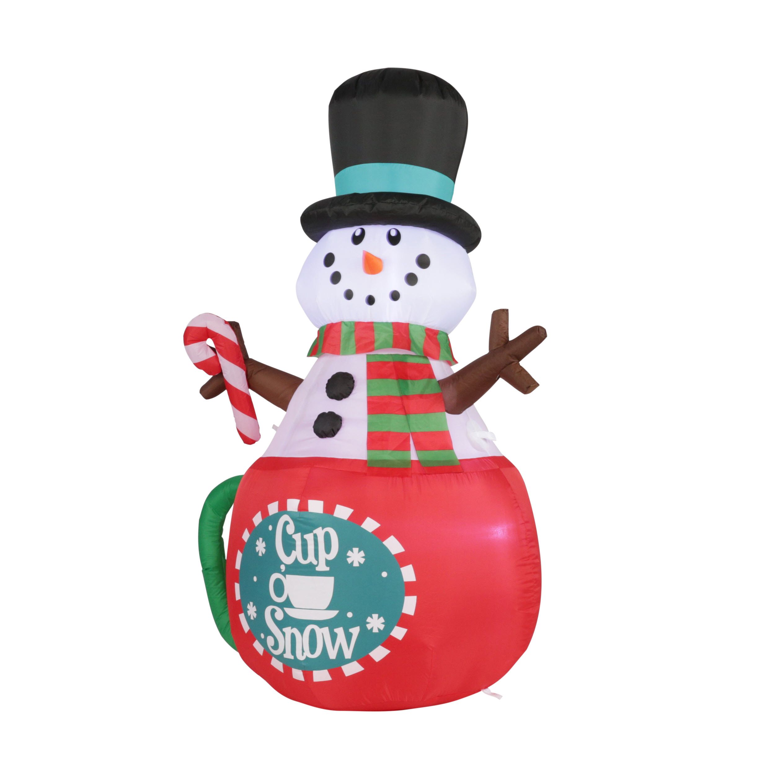 Gemmy 4.9868-ft Animatronic Lighted Snowman Christmas 
