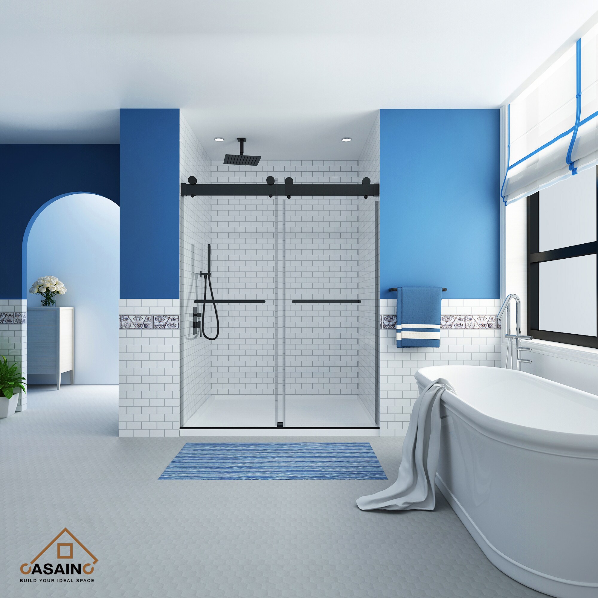 CASAINC CAMB02-60 Shower-Doors - View #3