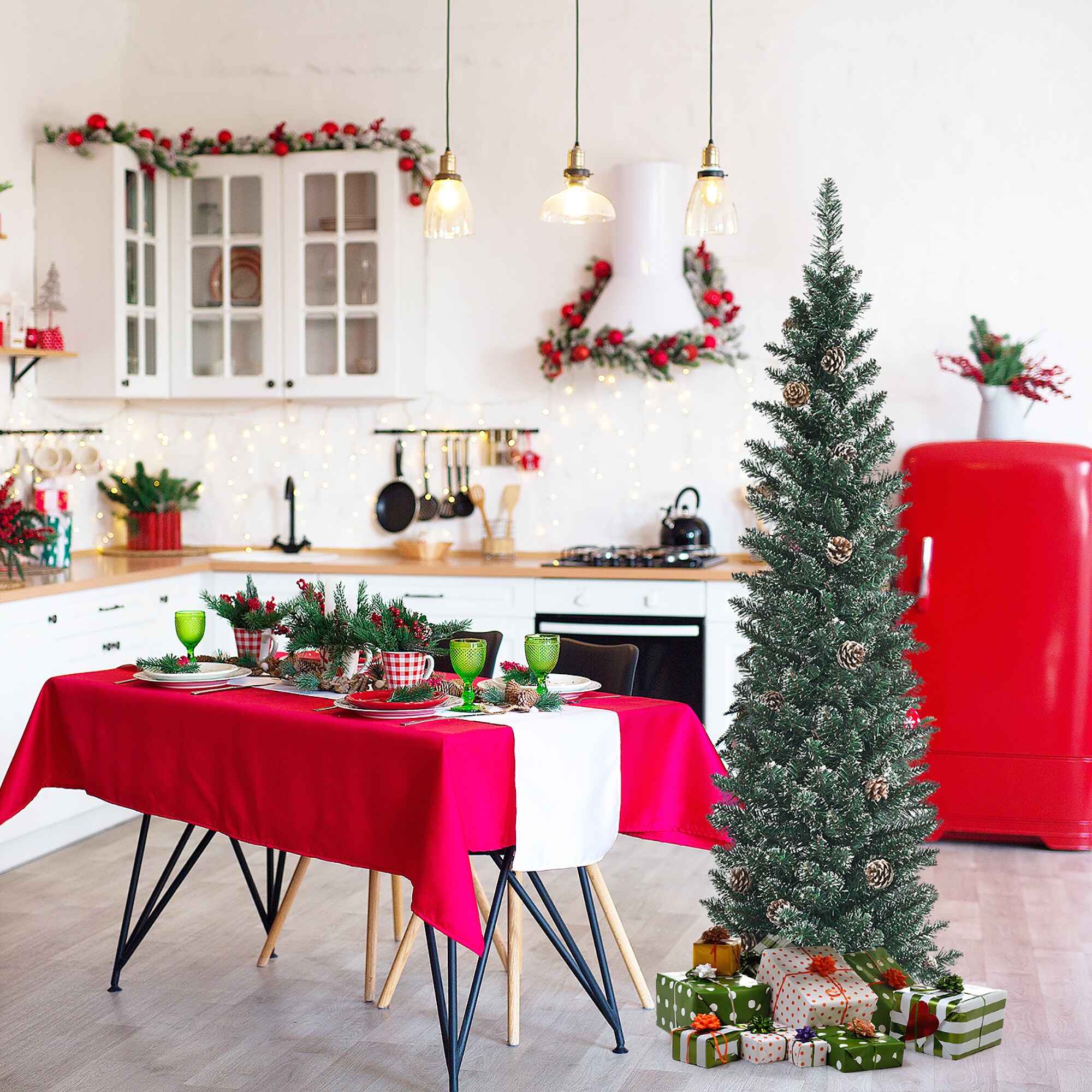 Costway CM23632 Artificial-Christmas-Trees - View #7