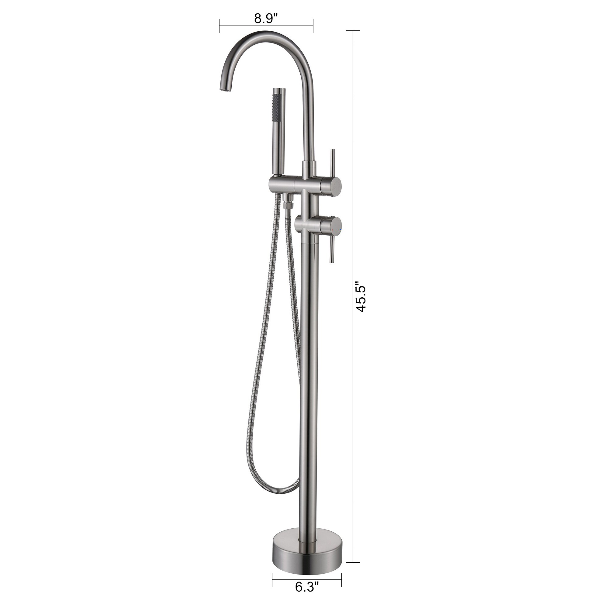 Parrot Uncle RBBF61001BN-EG Roman-Tub-Faucets - View #4