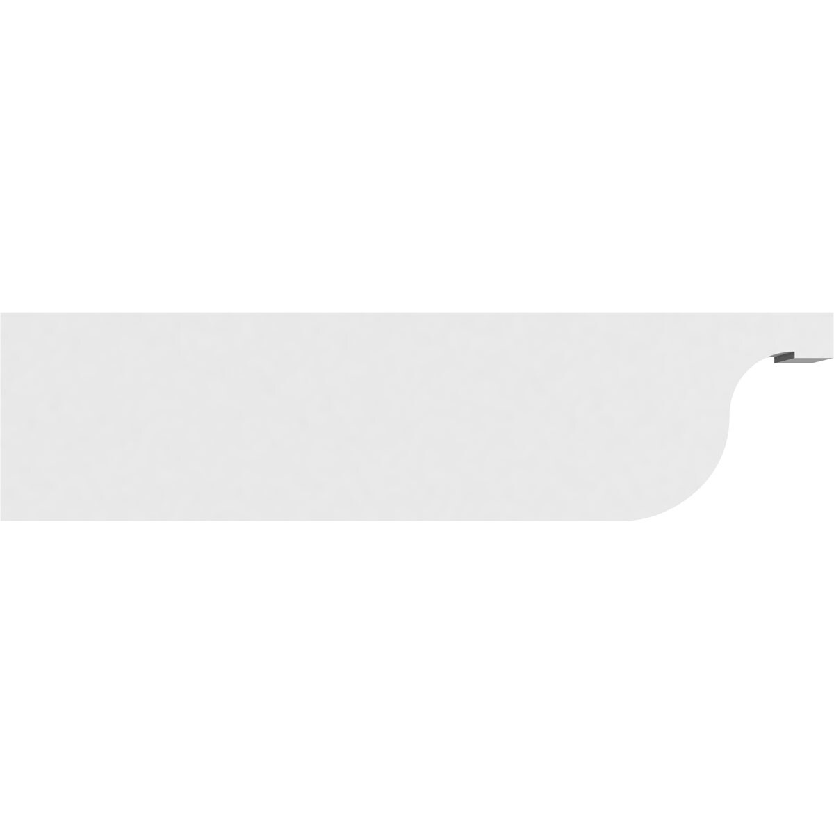 Ekena Millwork RFTP04X06X24DEL Exterior-Brackets-Braces - View #3