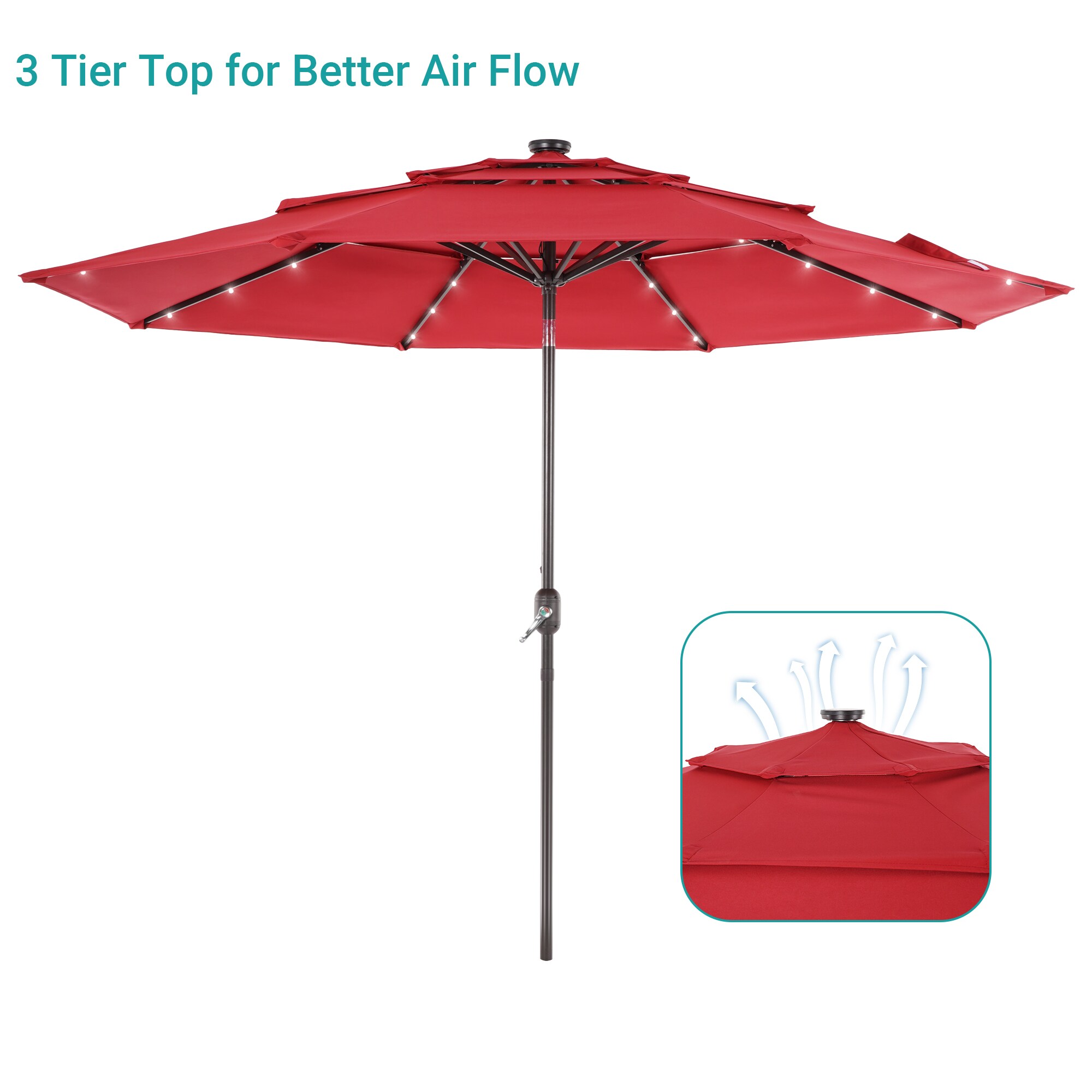 ACEGOSES LW-LED10RD Umbrellas-2 - View #3