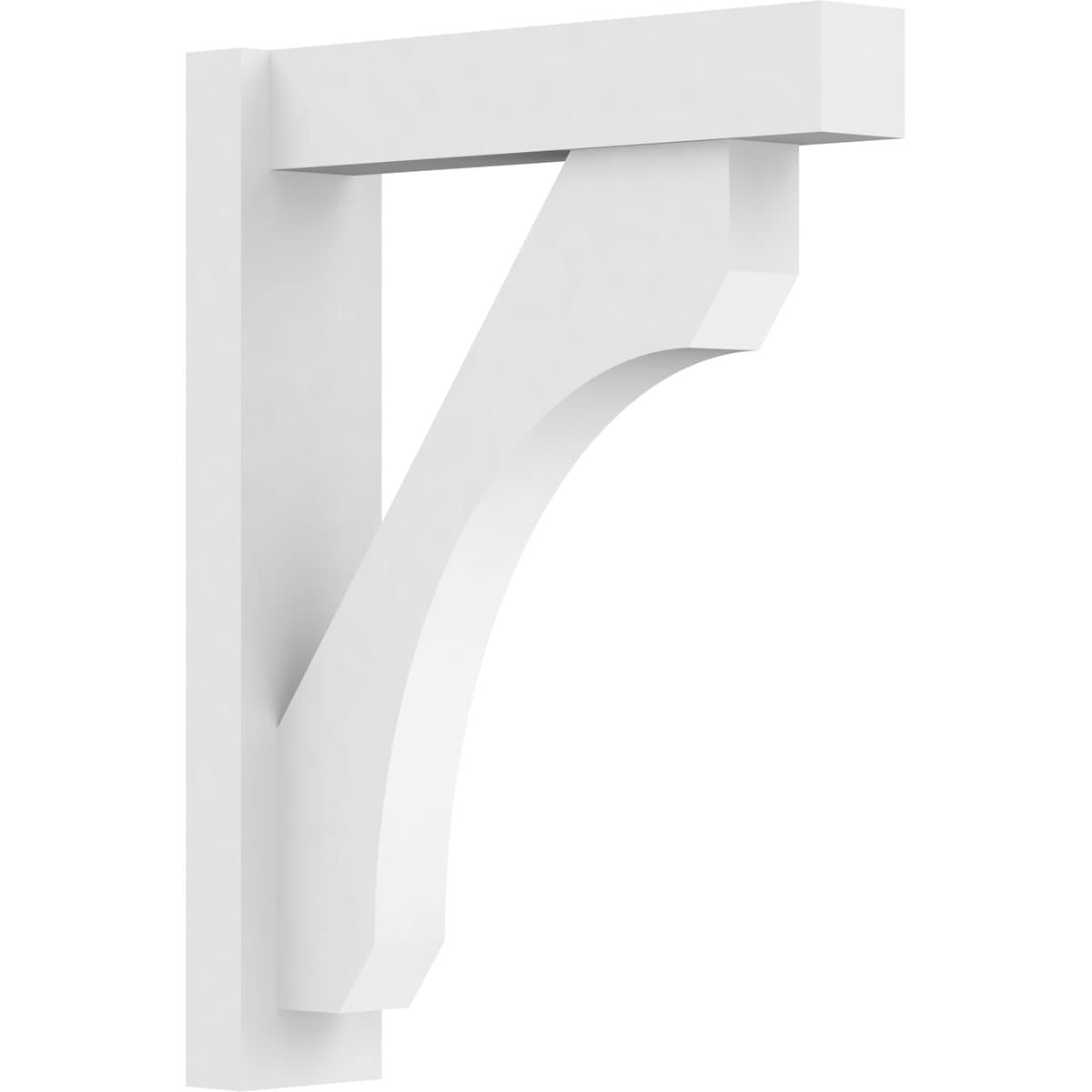 Ekena Millwork OUTP05X20X26LEC05 5-in W X 20-in D X 26-in H Legacy Architectural Grade PVC Outlooker with Block Ends