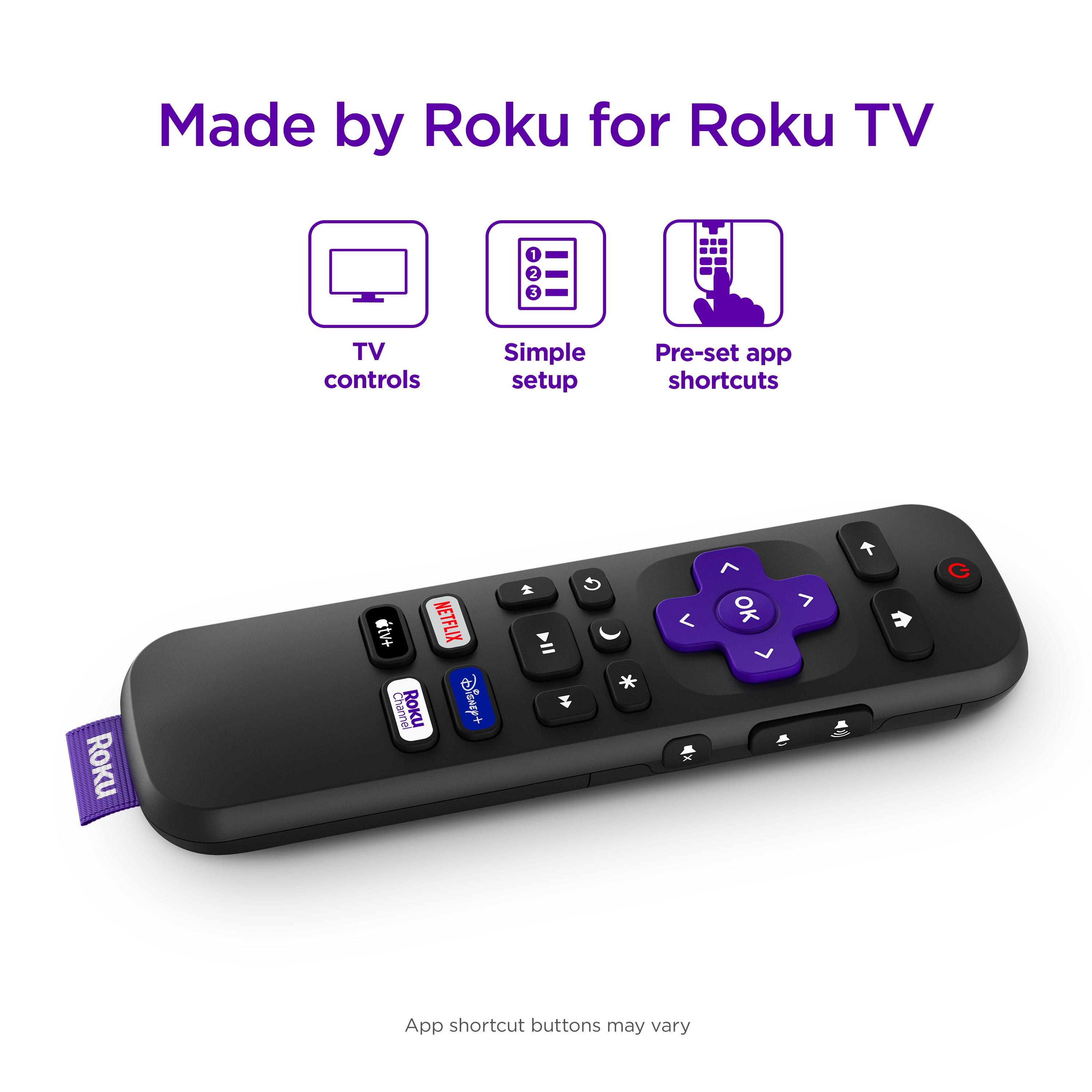 Roku RCC1R Multimedia-Remote-Controls - View #3