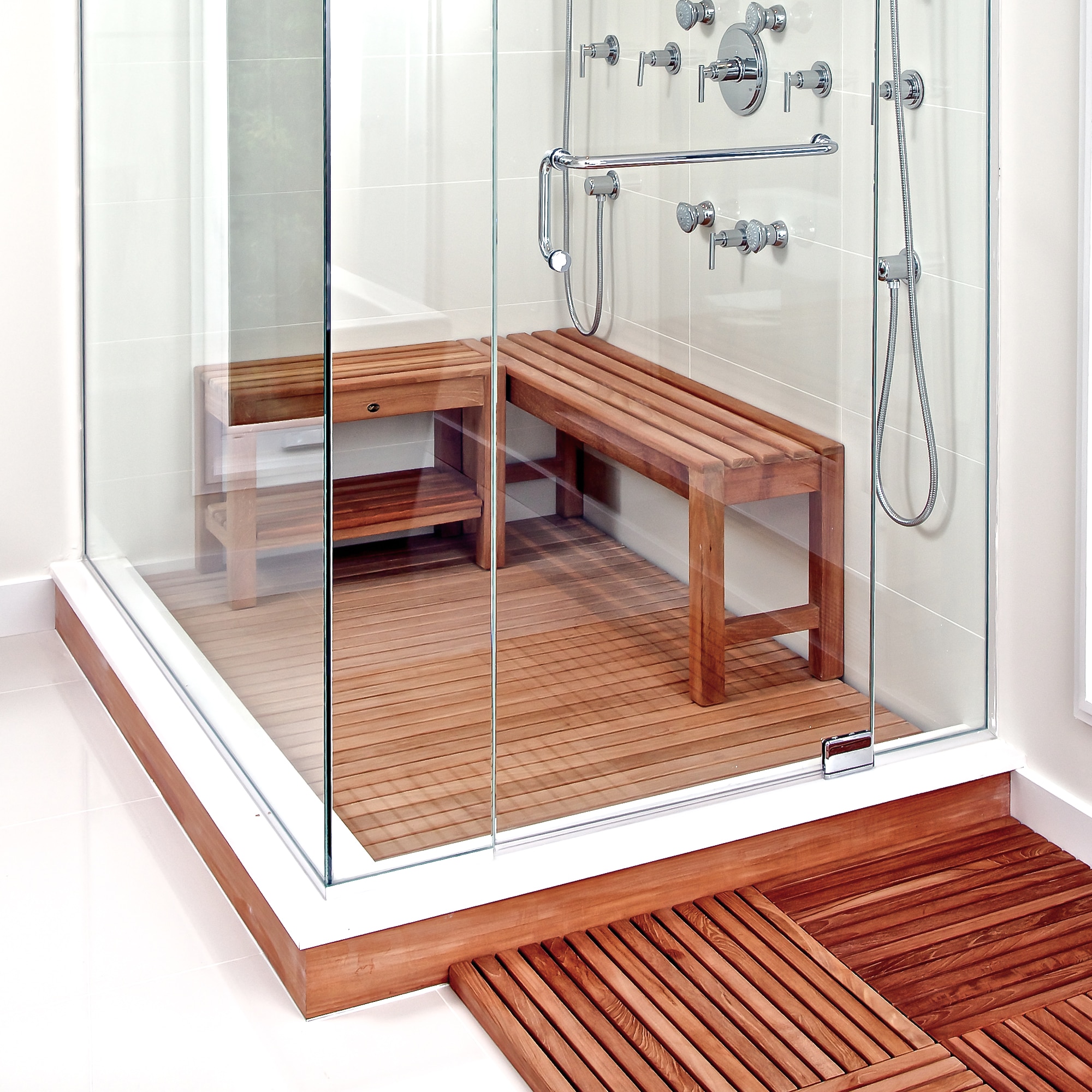 ARB Teak & Specialties BEN518 Bath-Safety-Seats-Benches - View #7
