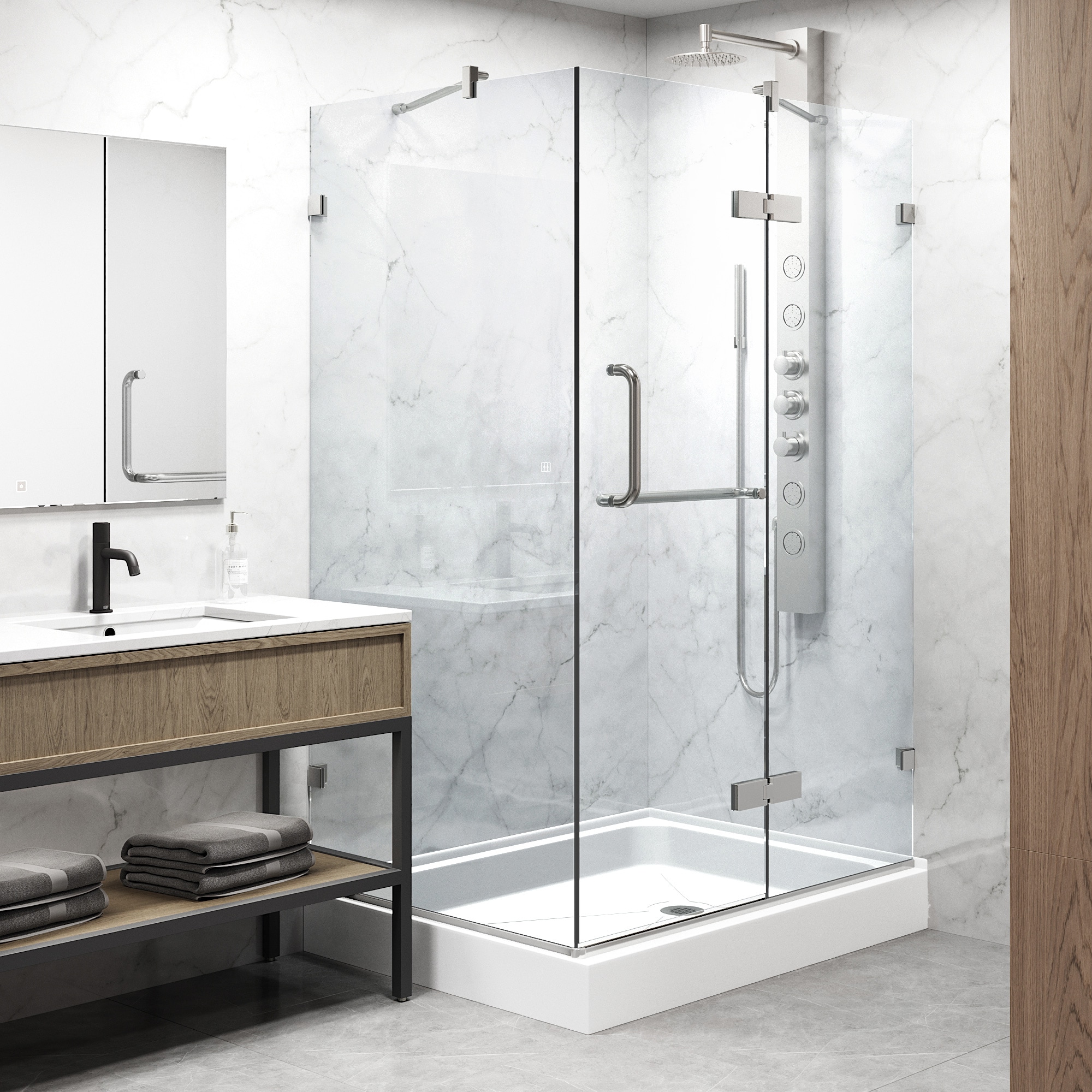 VIGO VG6011BNCL40WR Alcove-Shower-Kit - View #3