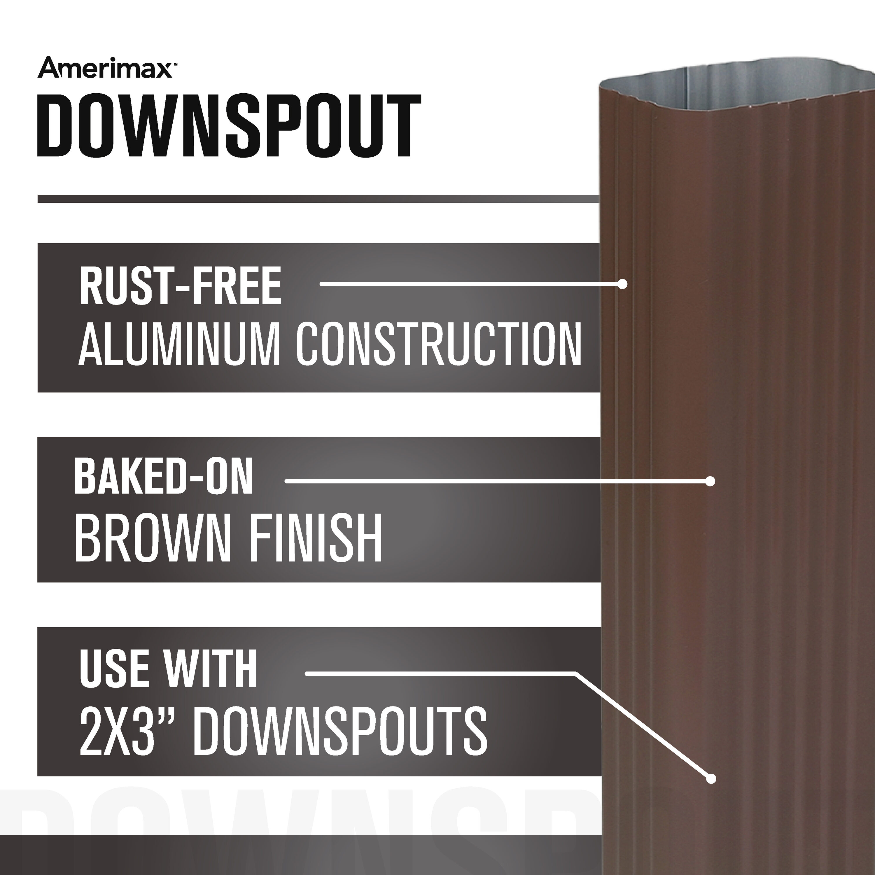 Amerimax 2401019120 Downspout-Components - View #4