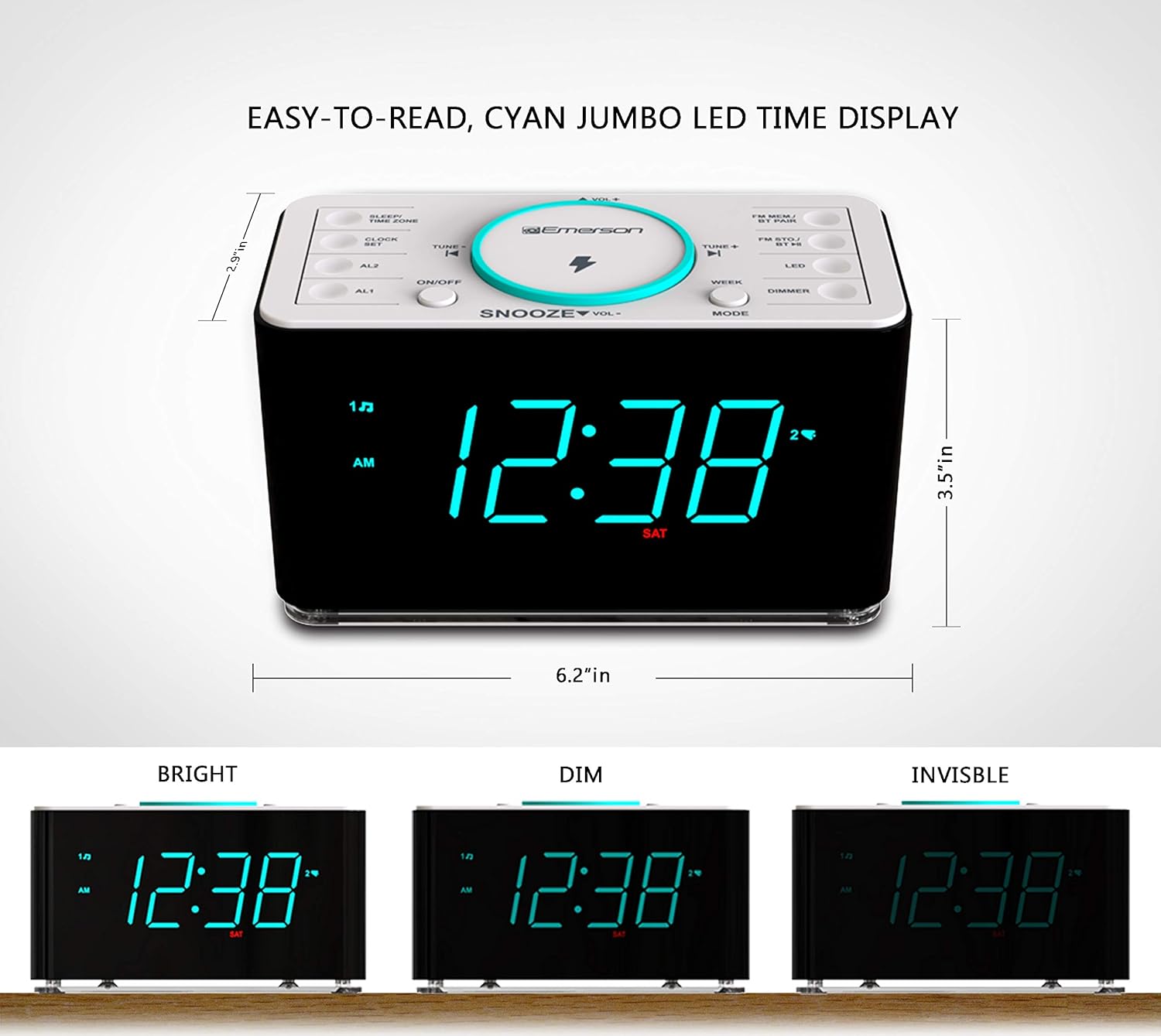 Emerson Radio ER100401 Indoor-Outdoor-Clocks - View #6