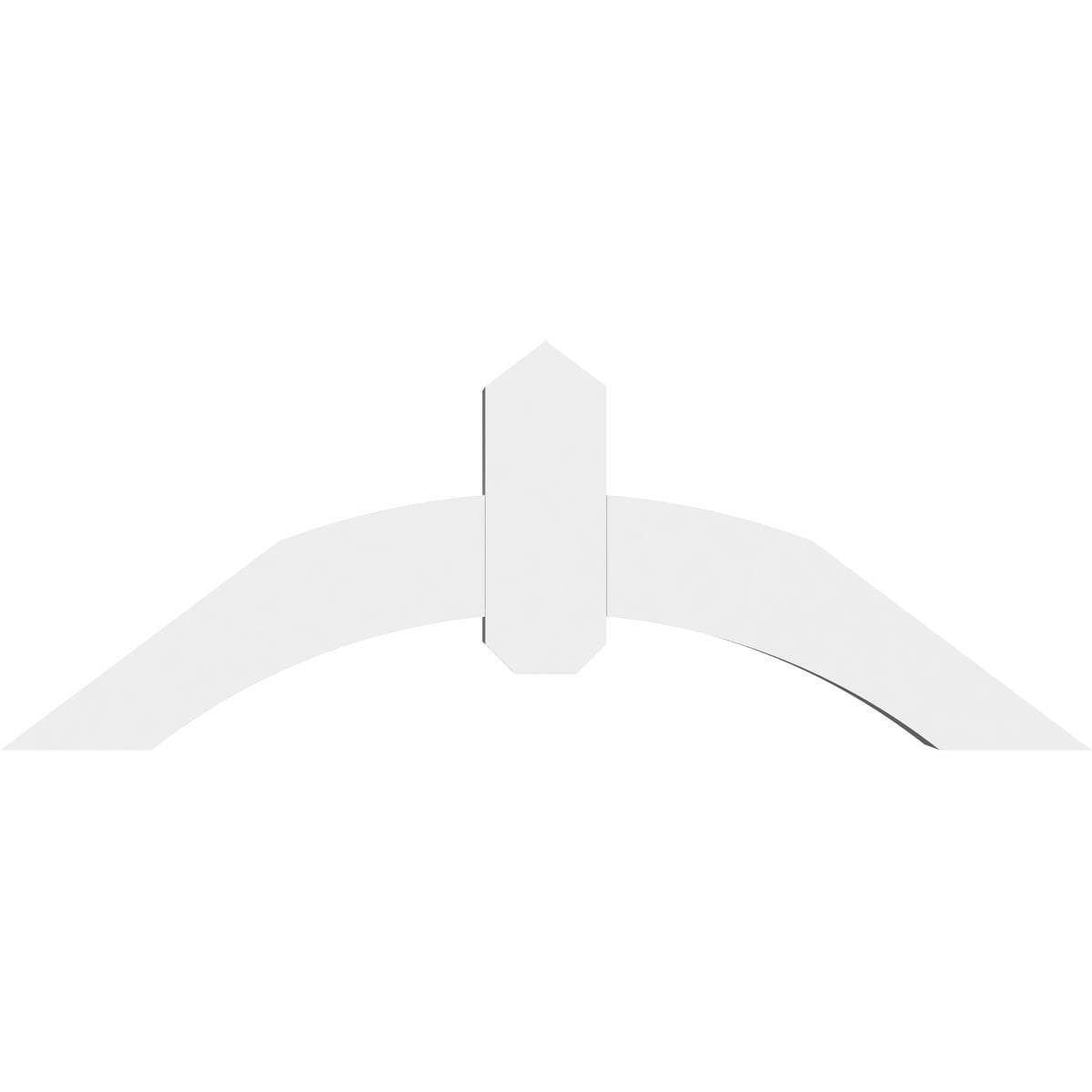 Ekena Millwork GBP036X14X0404ARC00 Exterior-Brackets-Braces - View #2